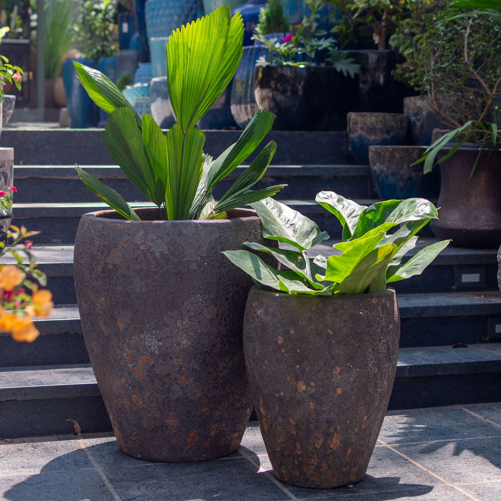 Grained Antique Ceramic Pot