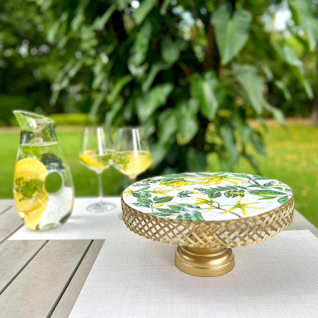 Cake Stand Borneo Botanicals Citrine