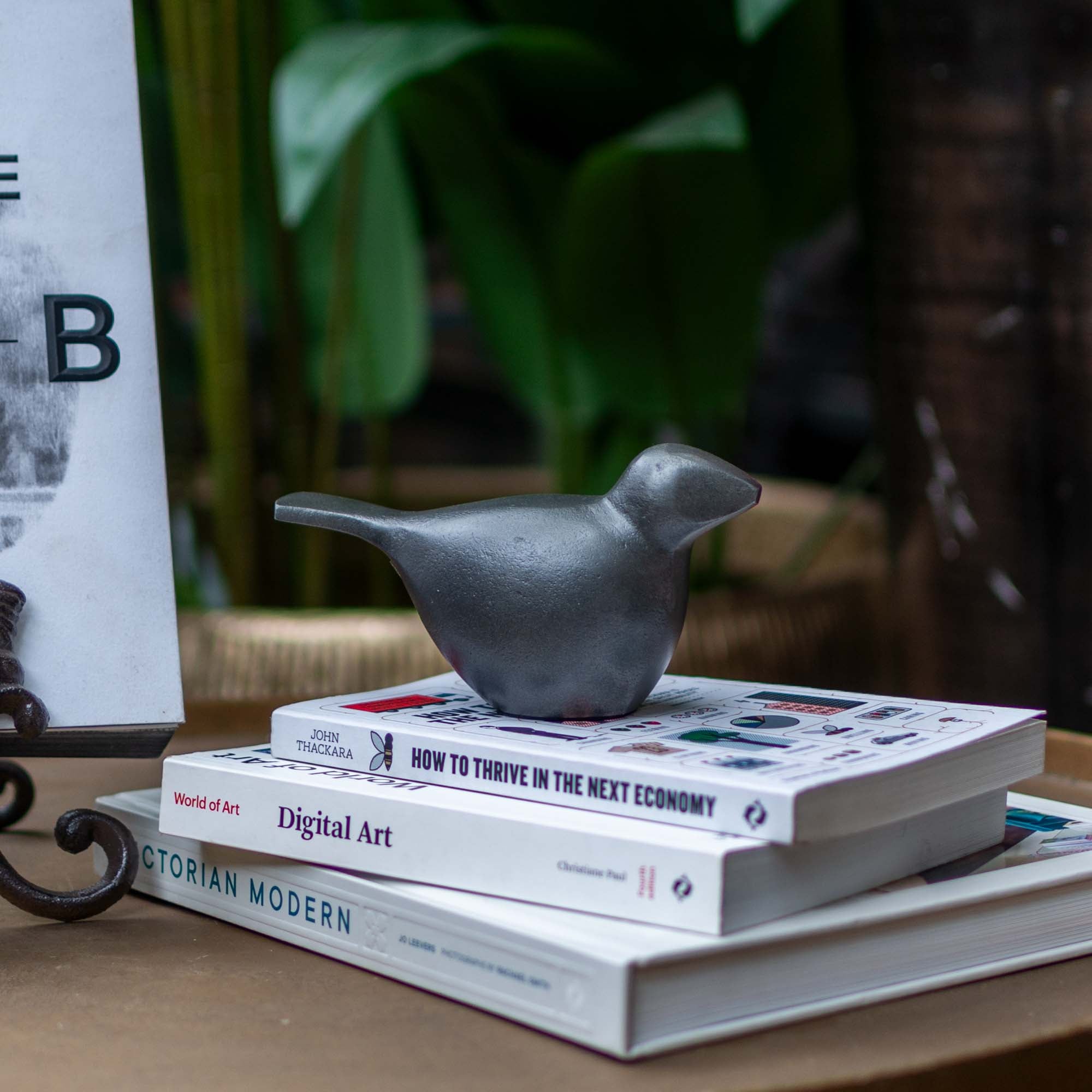 Deco Bird Rough - Washed Grey