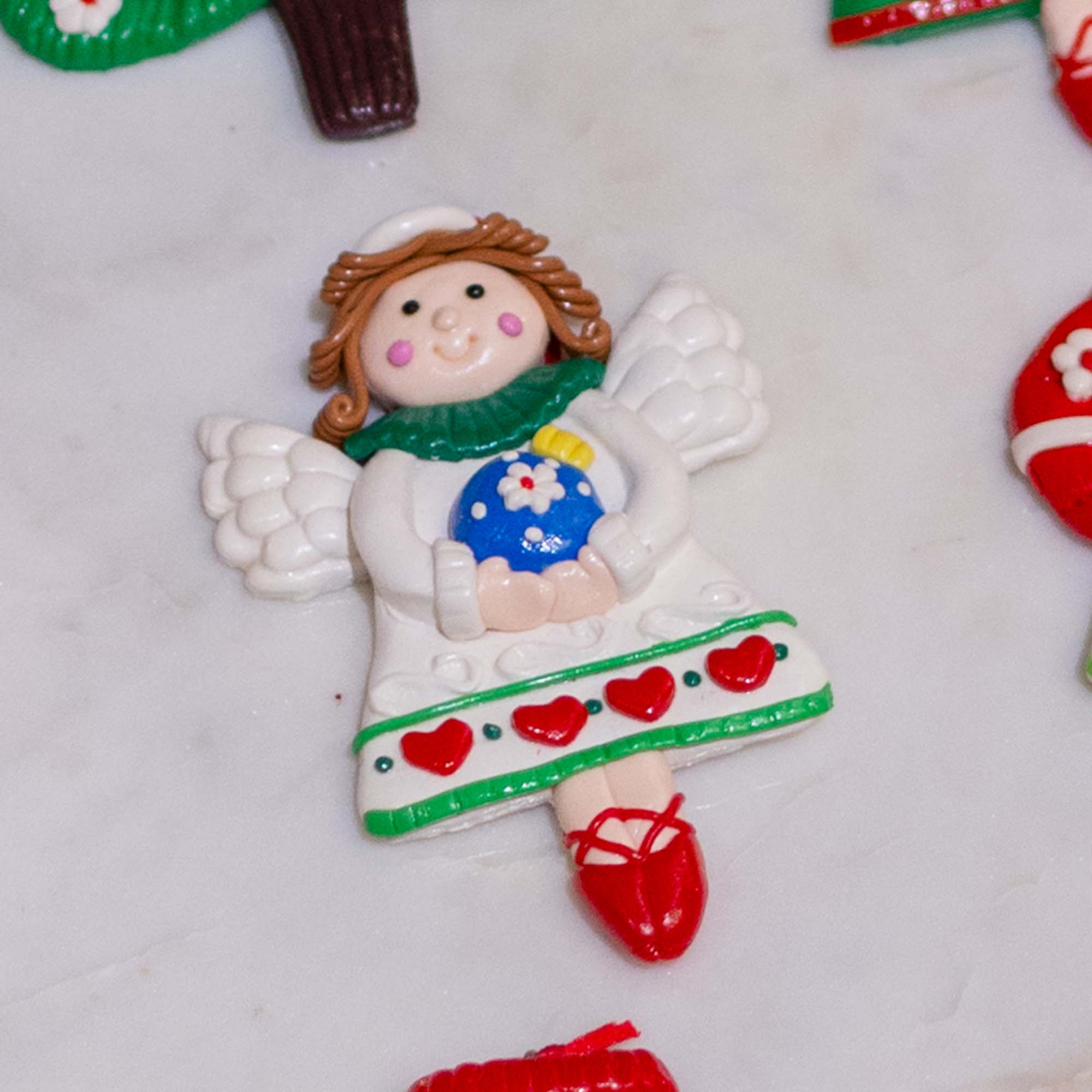 Christmas Ornament Angel White