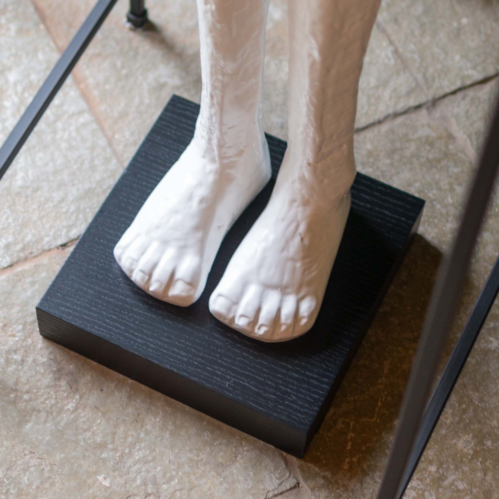 Man Standing Sculpture White - 6 Feet