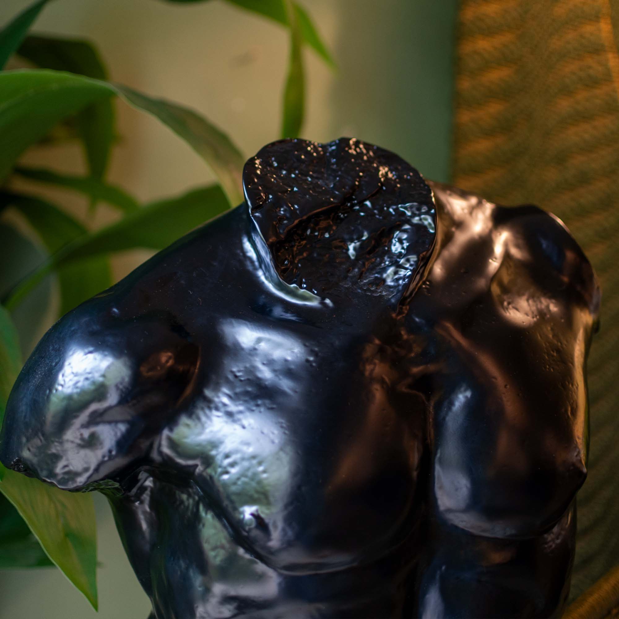 Elegant Male Torso Sculpture