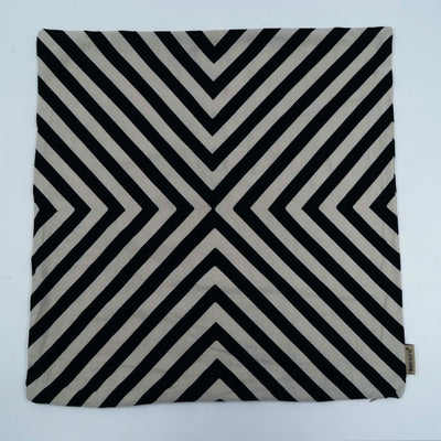 Monochrome Black Cushion cover