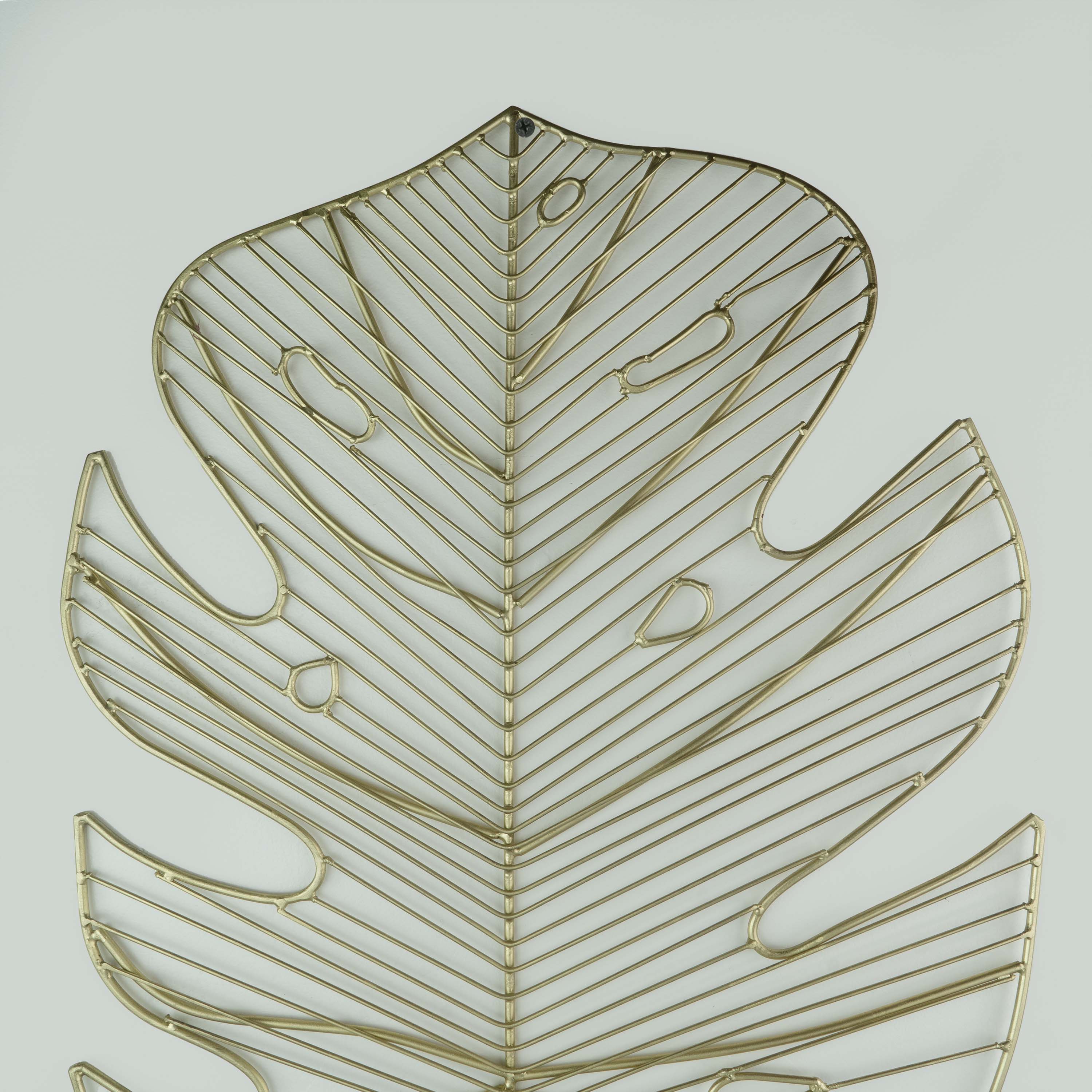 Monstera Metal Wall Decor Leaf