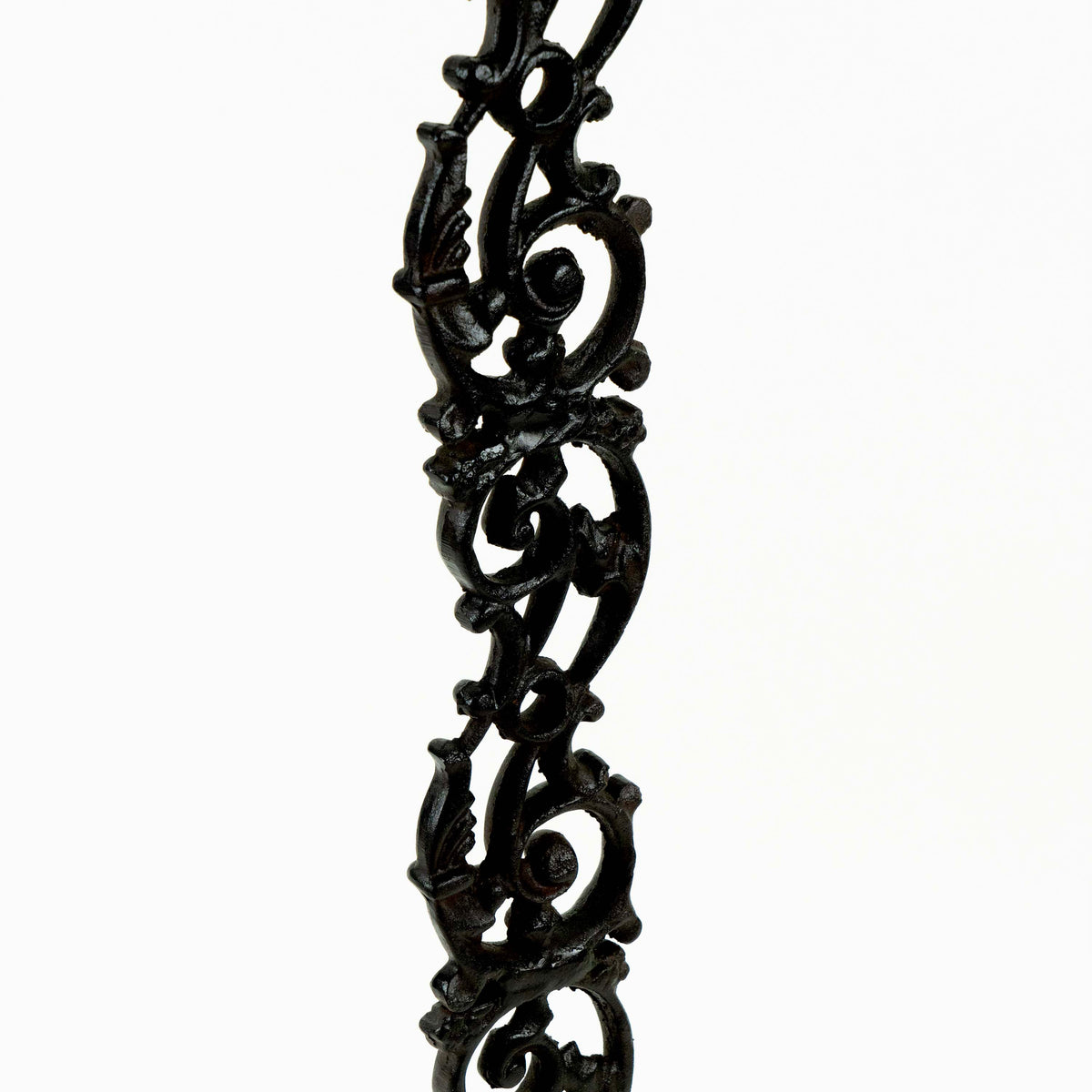 Cast iron candle holder