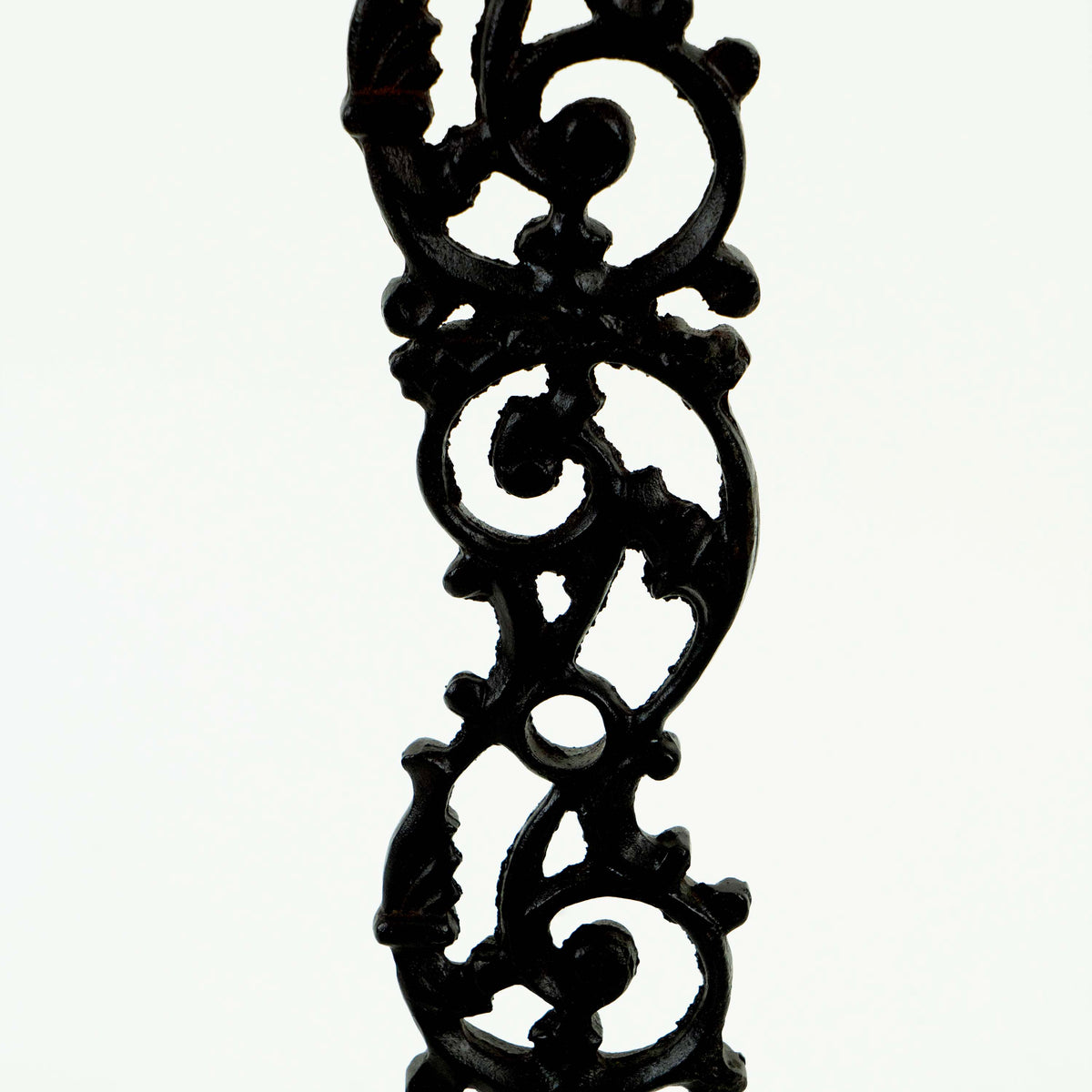 Cast iron candle holder