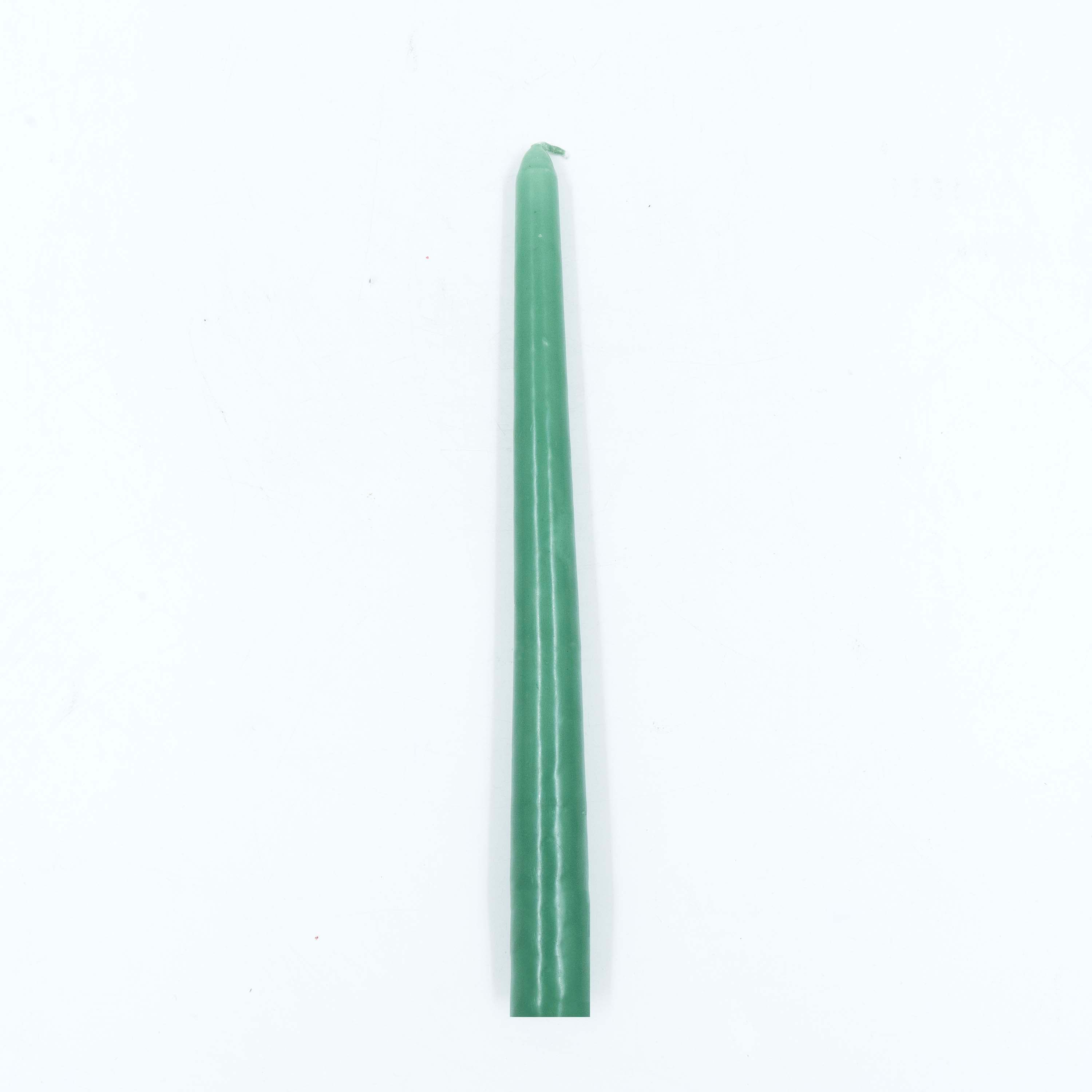 Green Tapered Candle