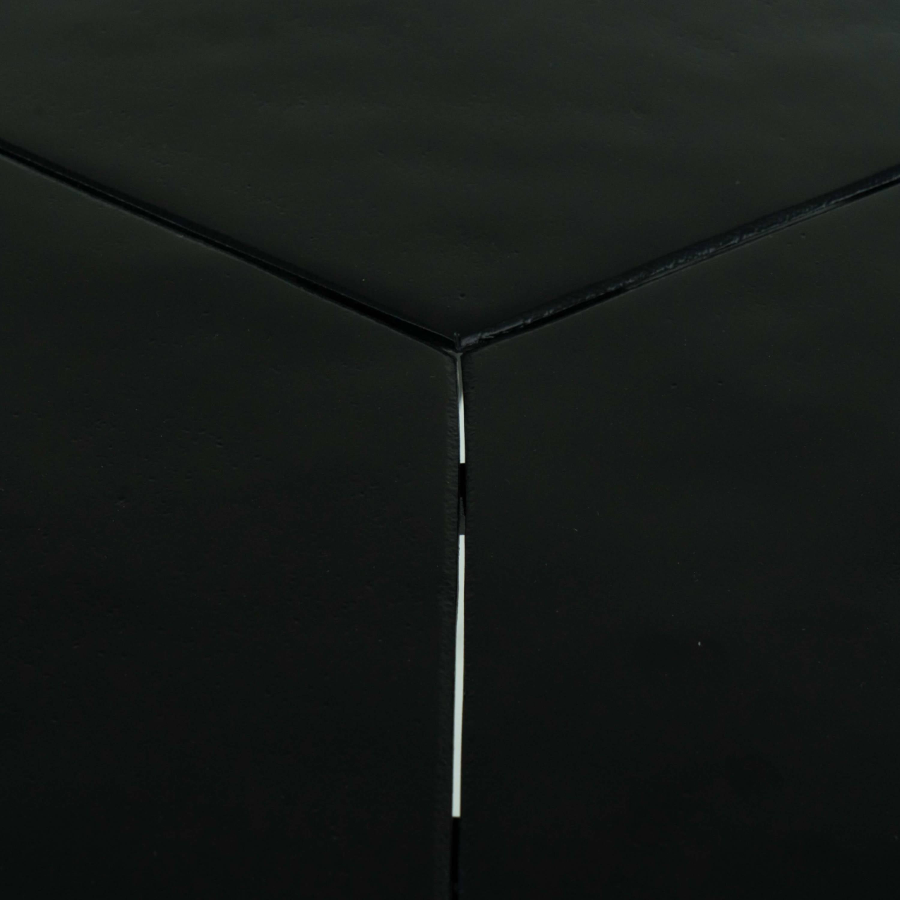 Triangular Centre Table Set Brass Antique (Set of 2)