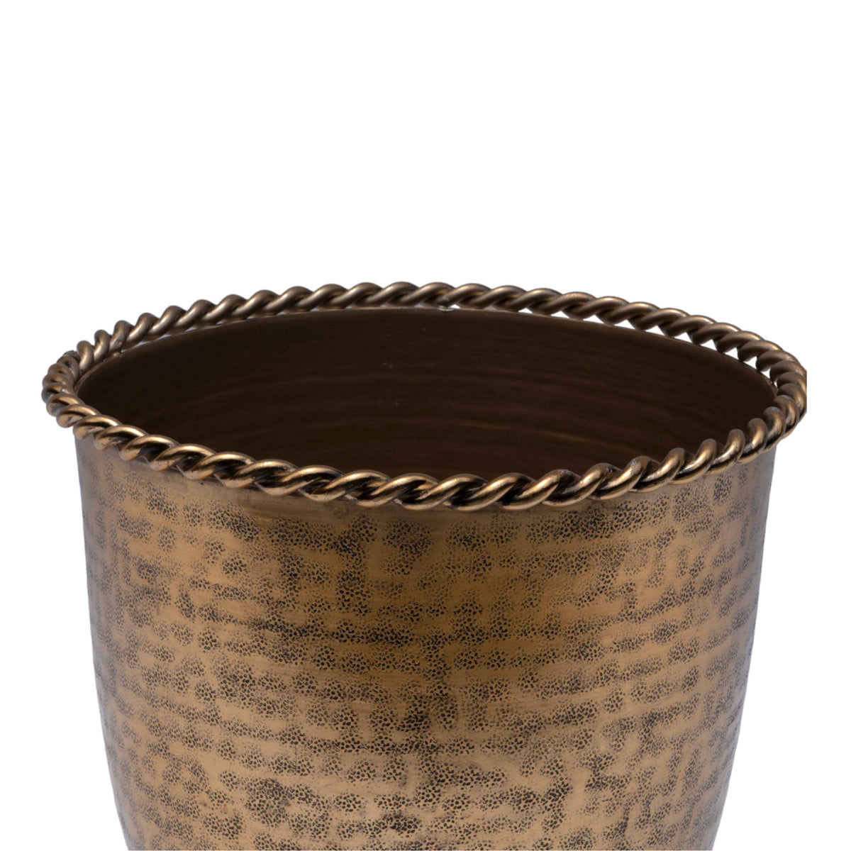 Pot Oblong Braided Rim