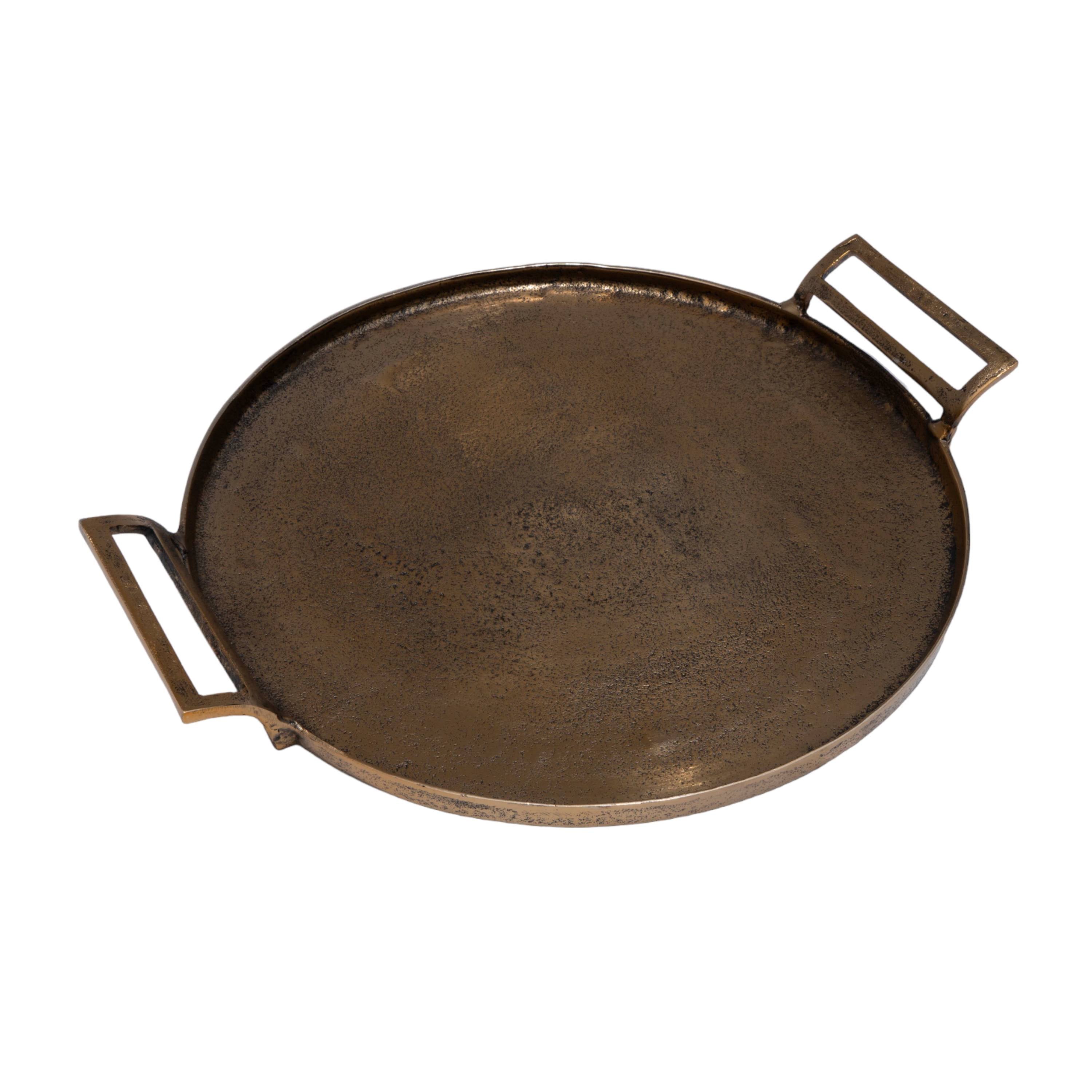 Round Tray Cast Aluminum