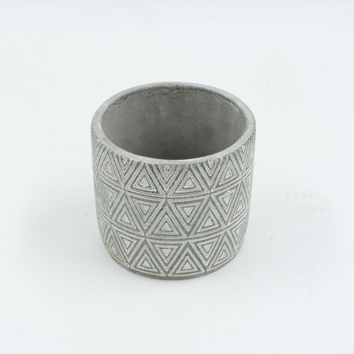 Geometric Pattern Planter with Drainage Plate