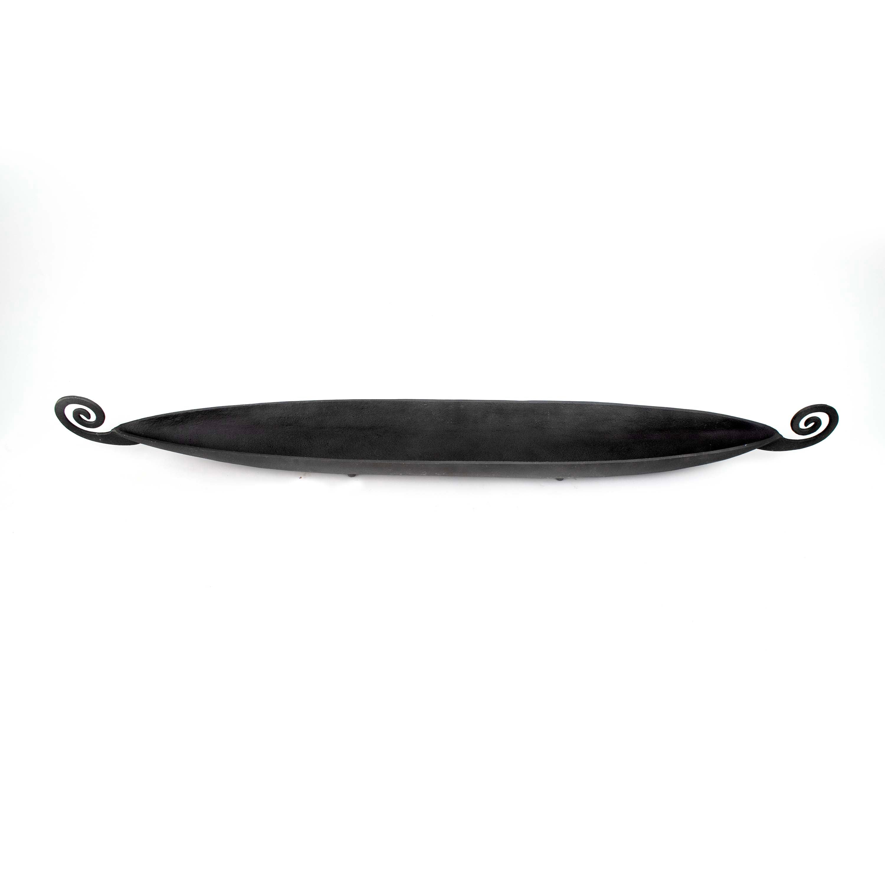 Grey Aluminum Metal Boat