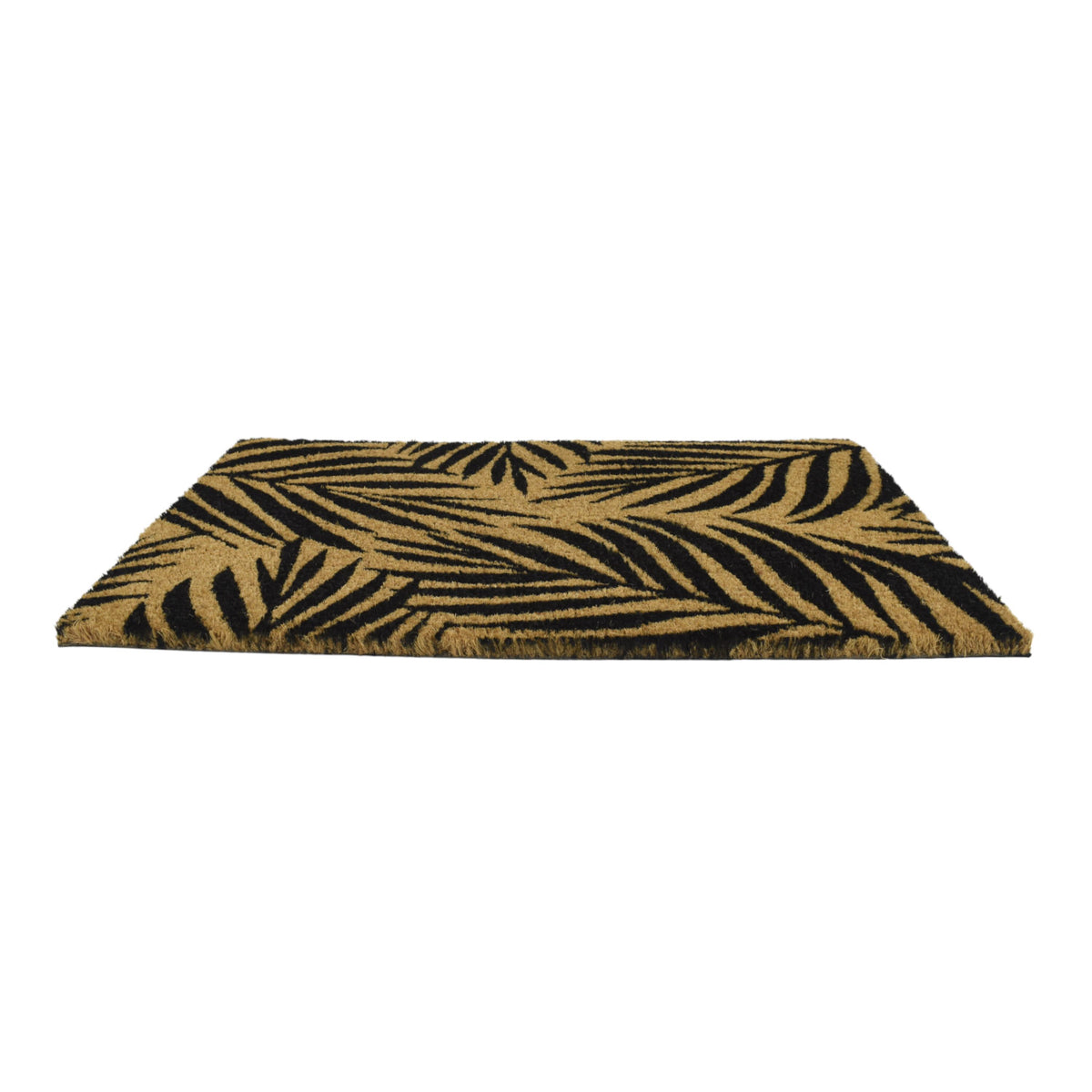 PVC Backed Coir Mat Leaf