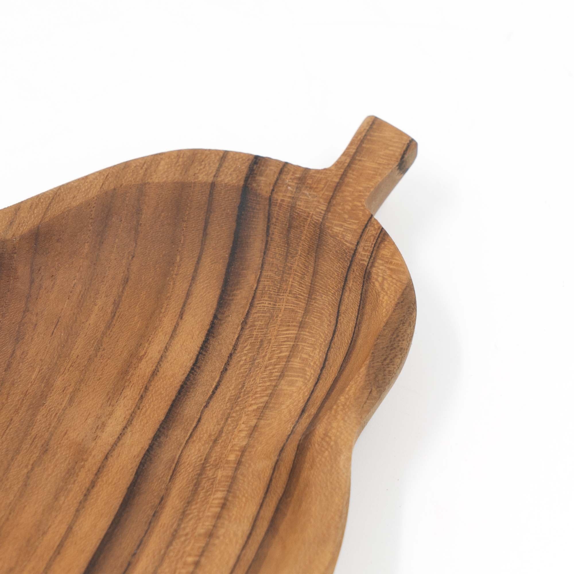 Yarah Teak Wood Pear Shaped Platter
