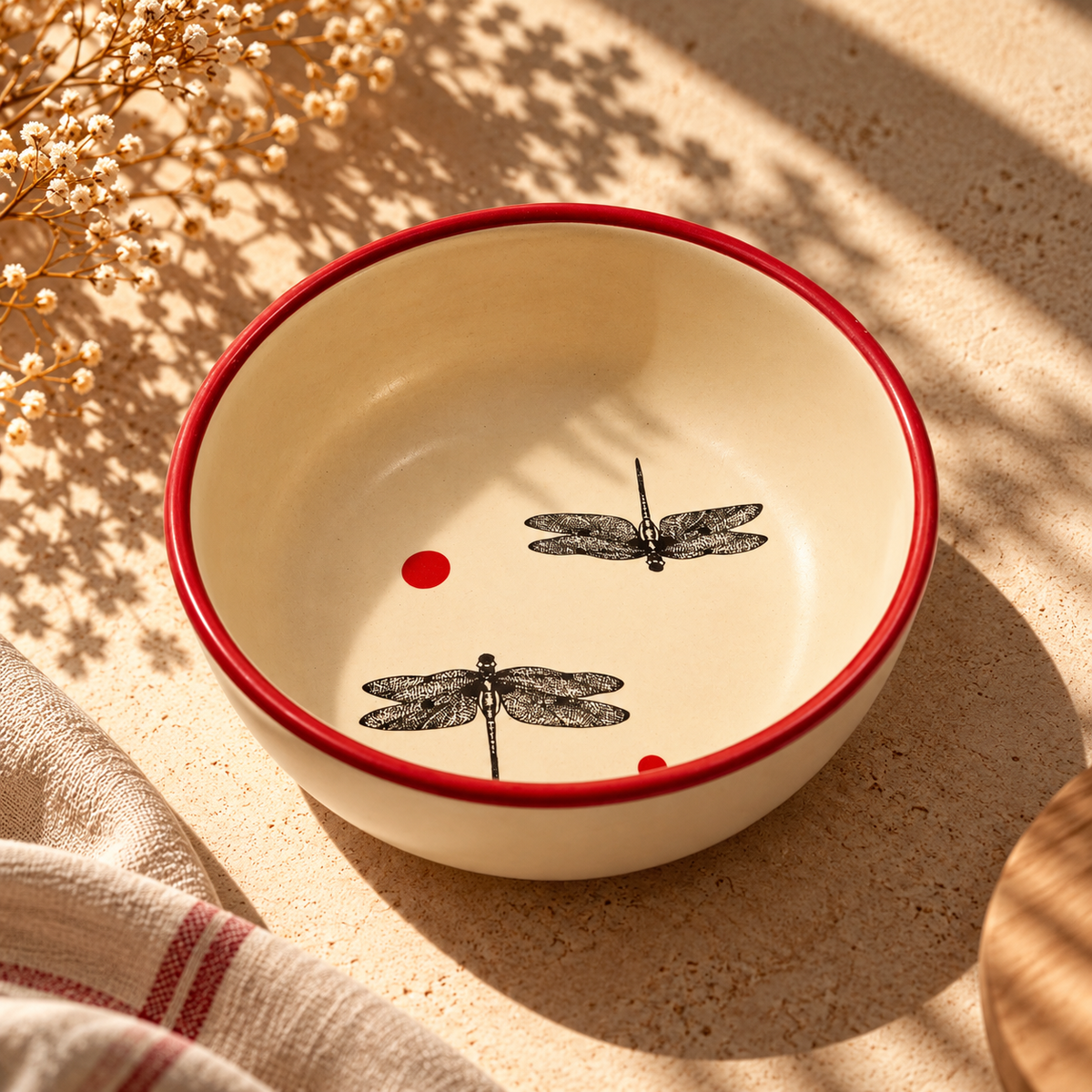 DRAGONFLY SERVING BOWL