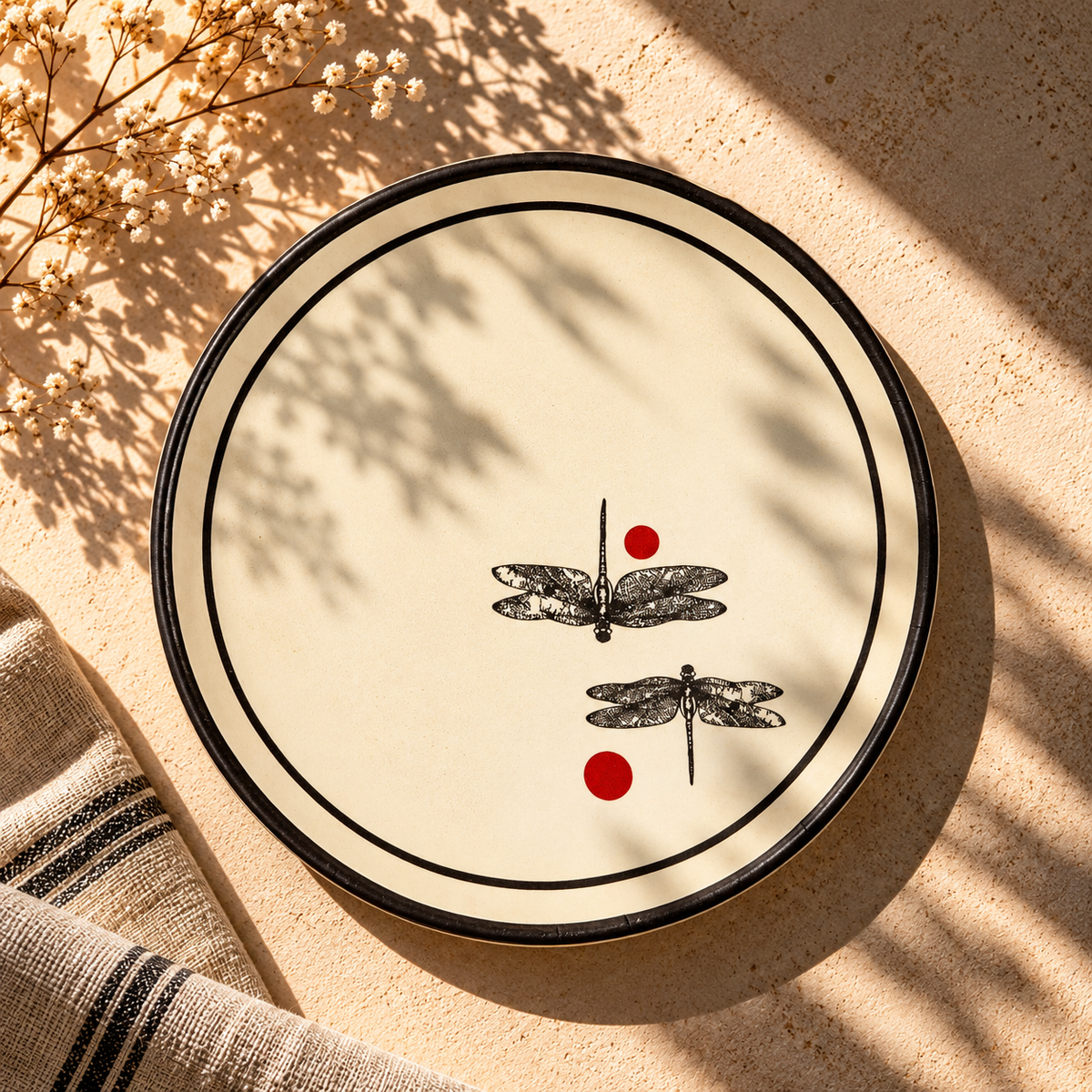 BLACK MOON DINNER PLATE