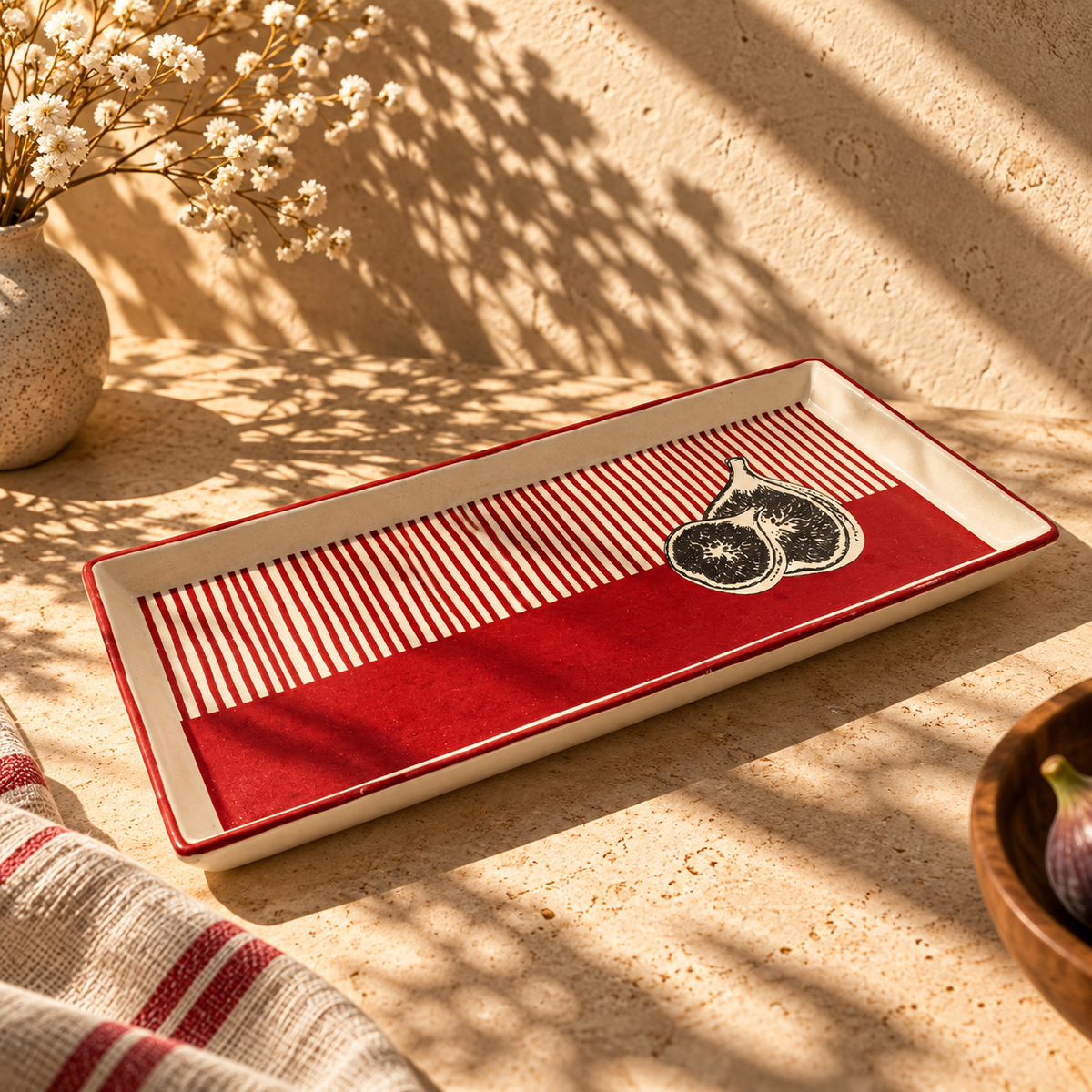 RED FIG SERVING PLATTER