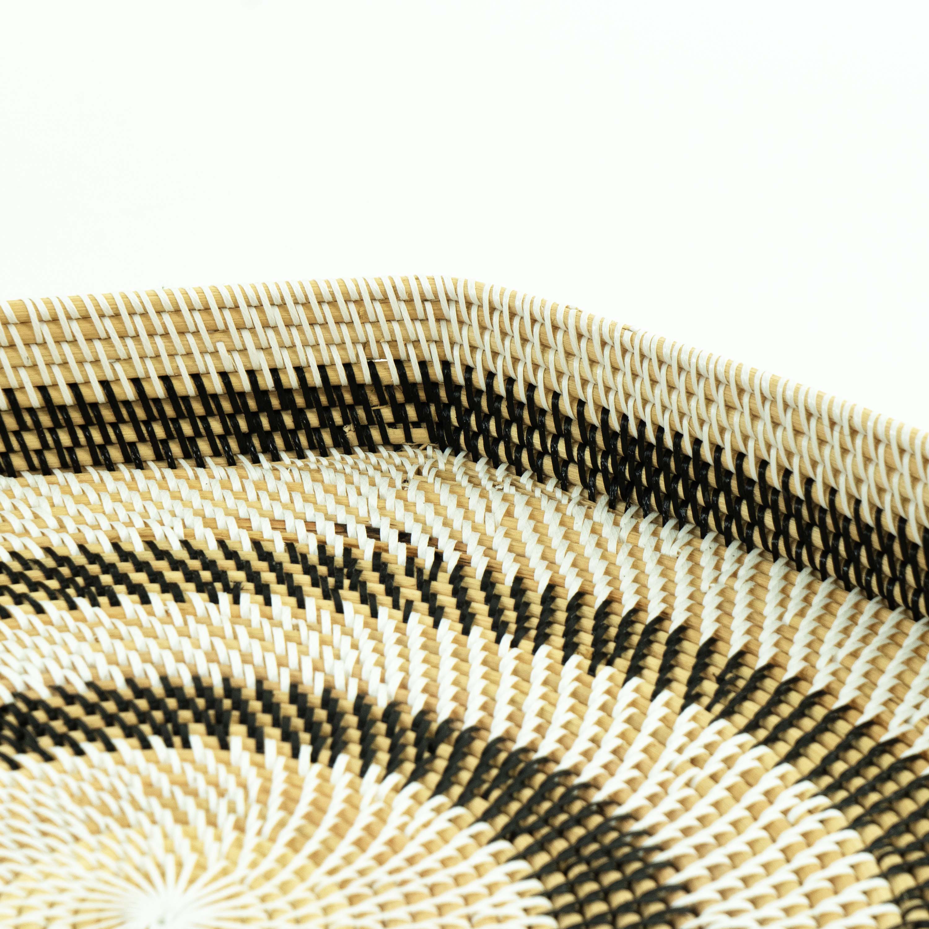 Hexagon Rattan Tray