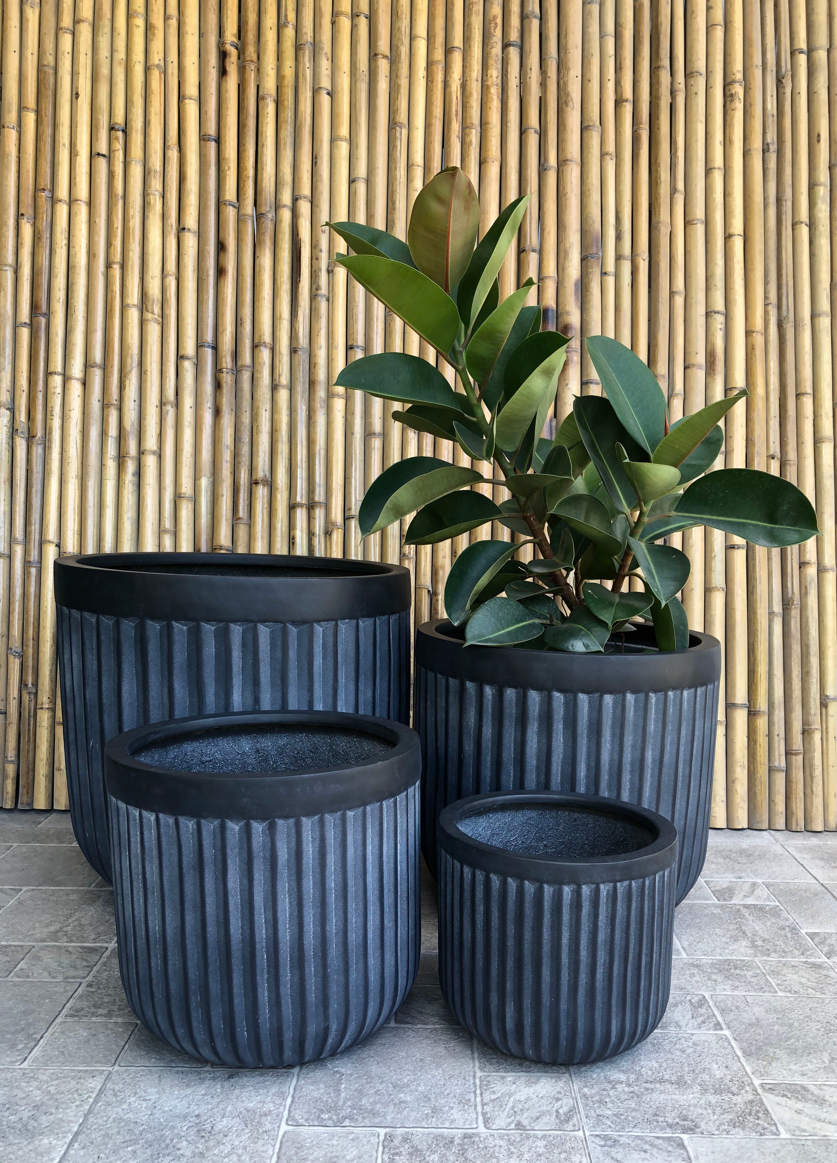 Fluted FRP Pot