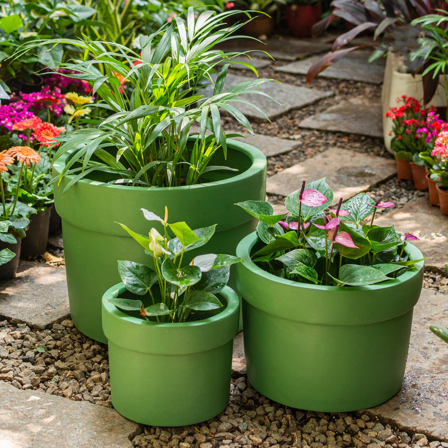 Solid FRP Green Pot