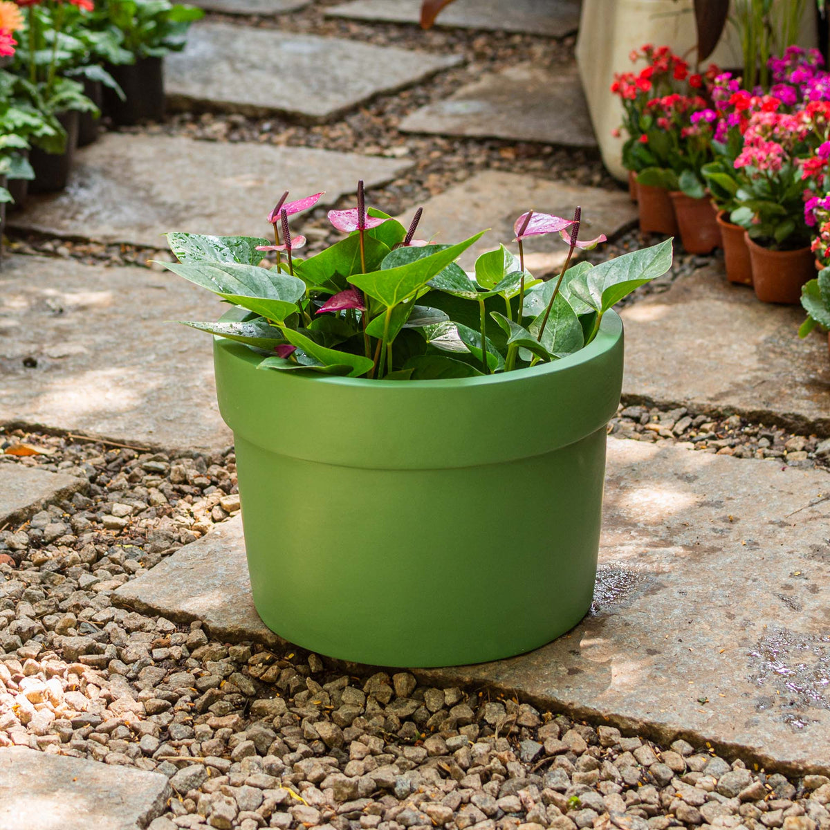 Solid FRP Green Pot