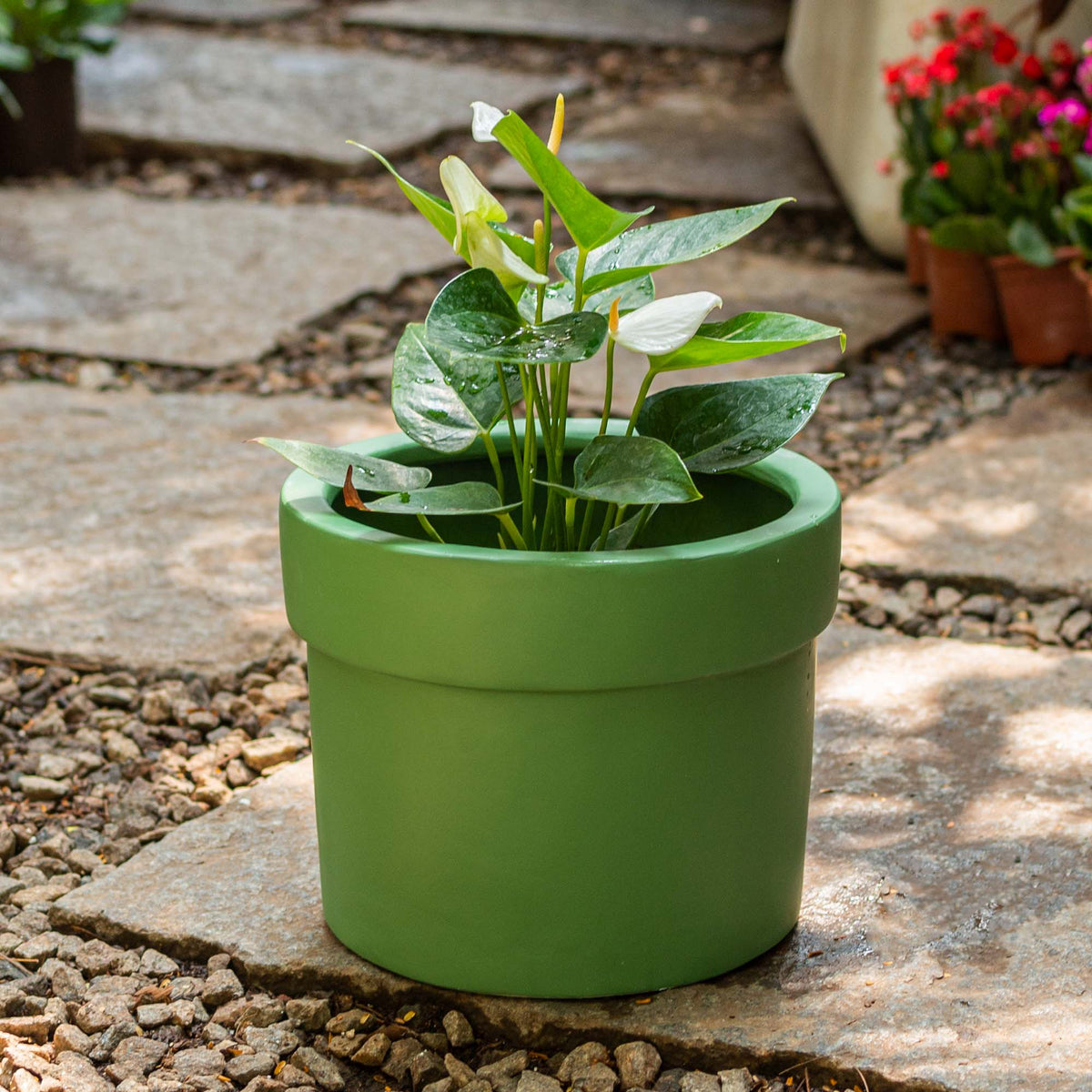 Solid FRP Green Pot