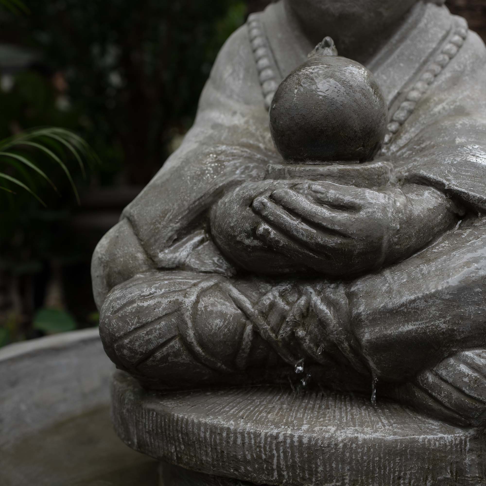 Monk With Stand Fountain