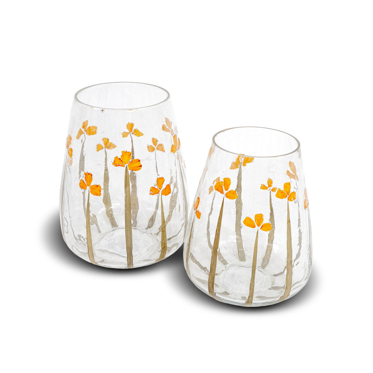 Amber Bloom Glass