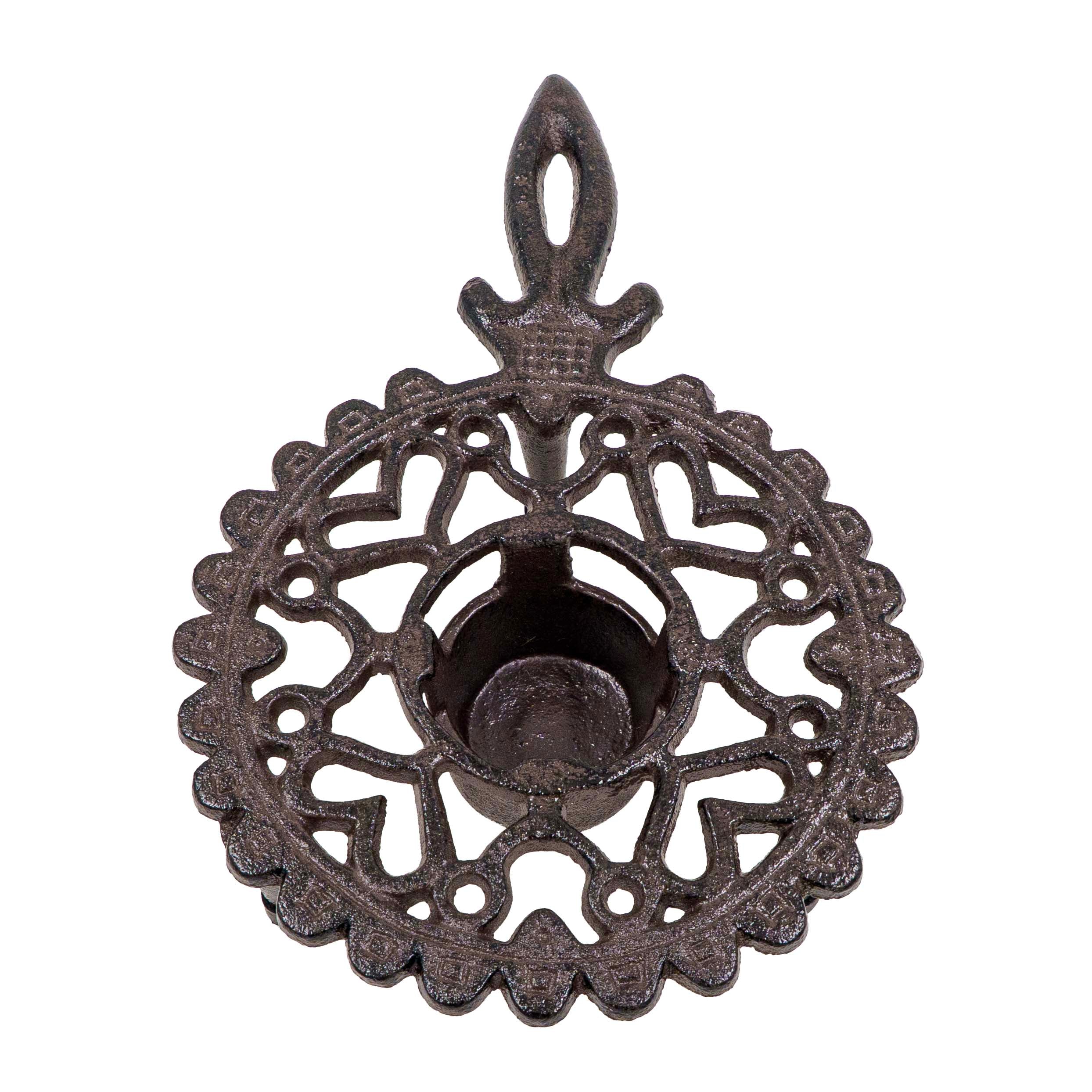 Edie Iron Vintage Candle Holder