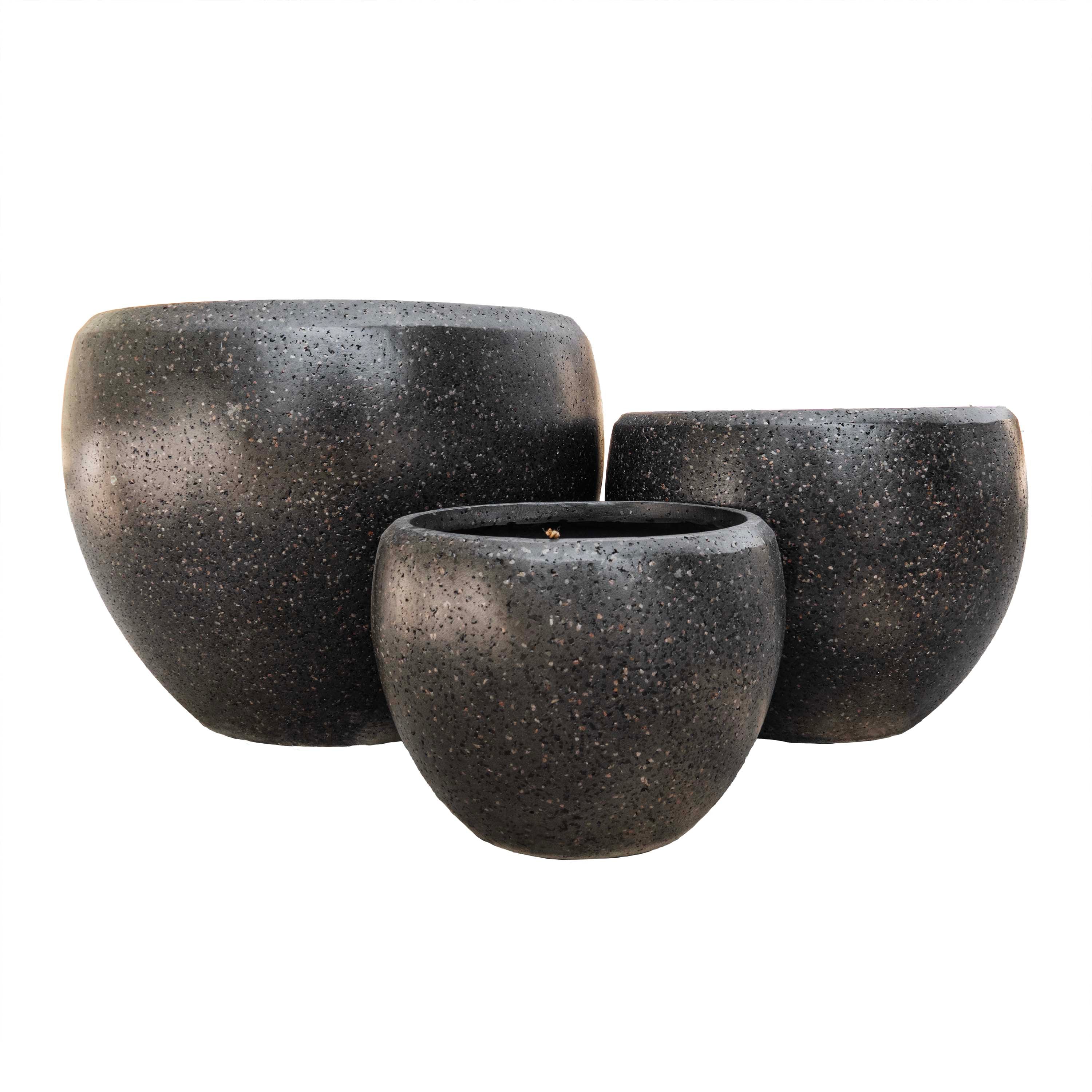 DUNE POT - DARK GRAY