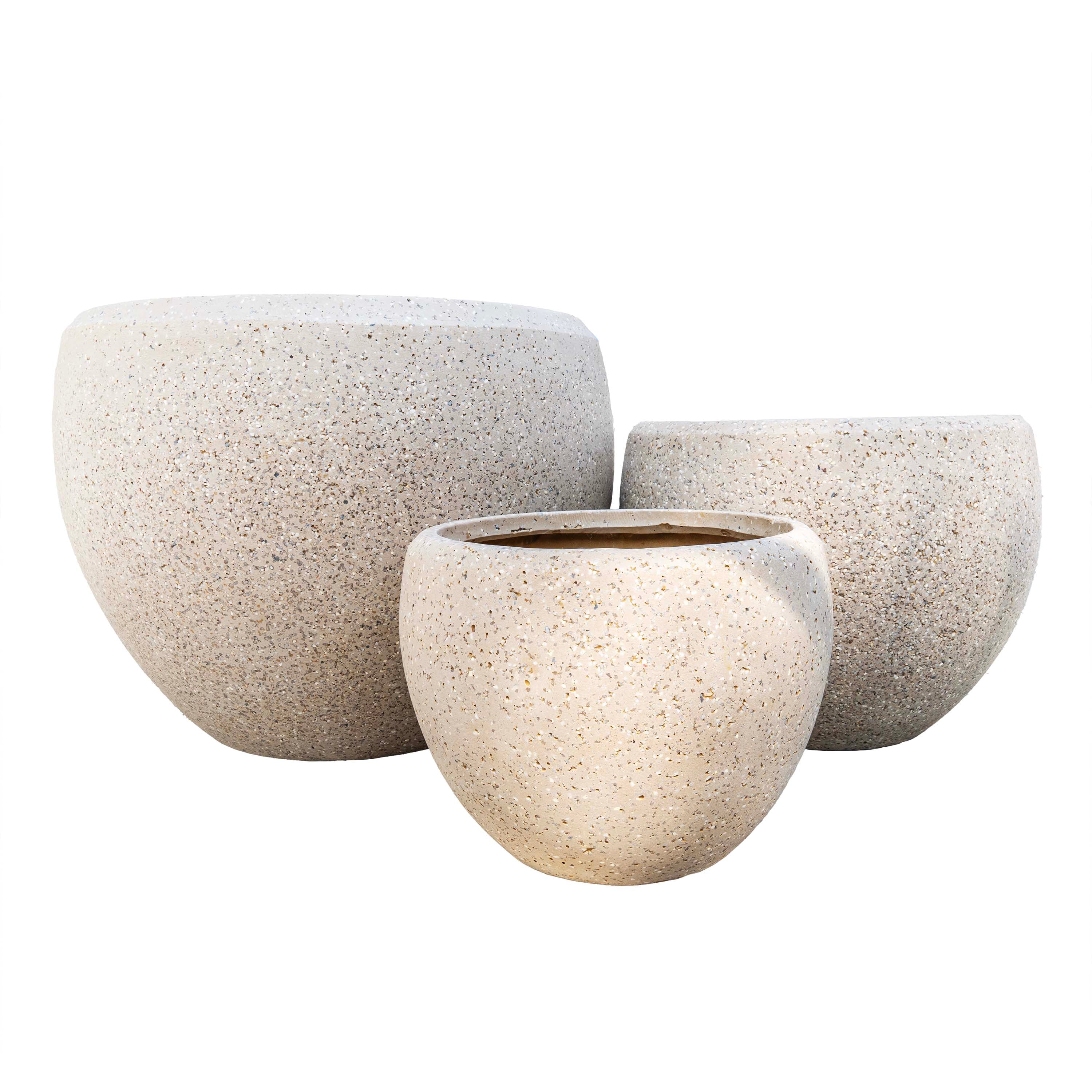 DUNE POT - ANTIQUE WHITE