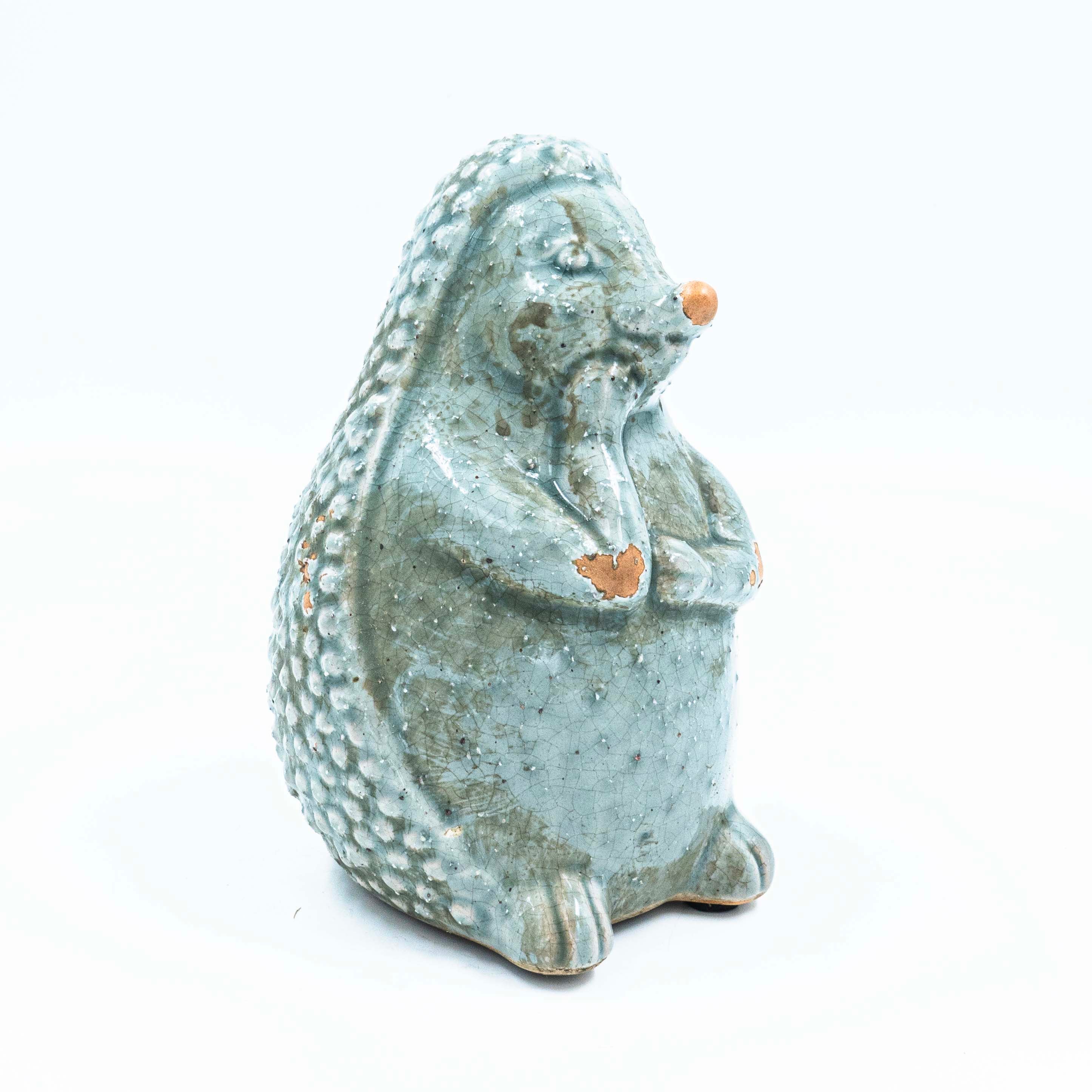 Hedgehog Sitting Ceramic Decor