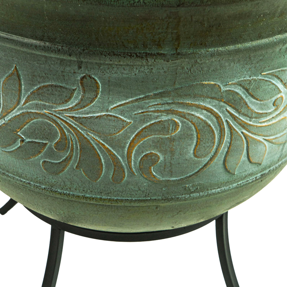 Elongated Fiber Clay Firepit