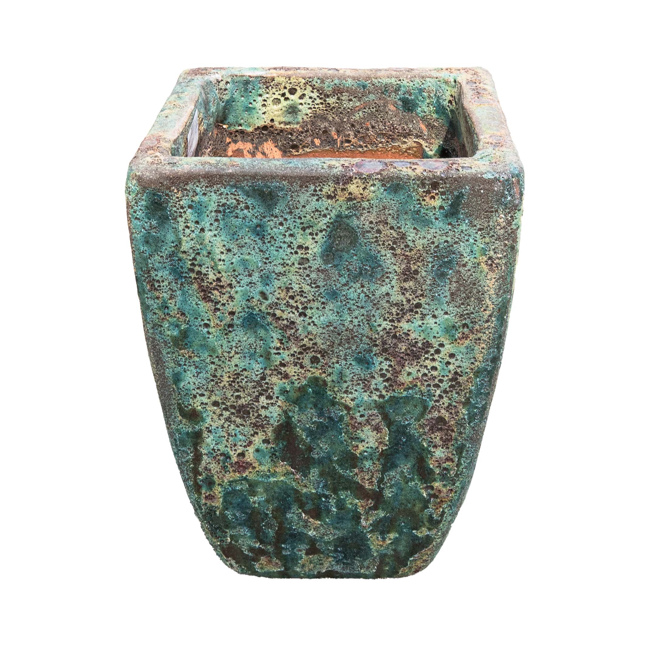 Verdigris Pot