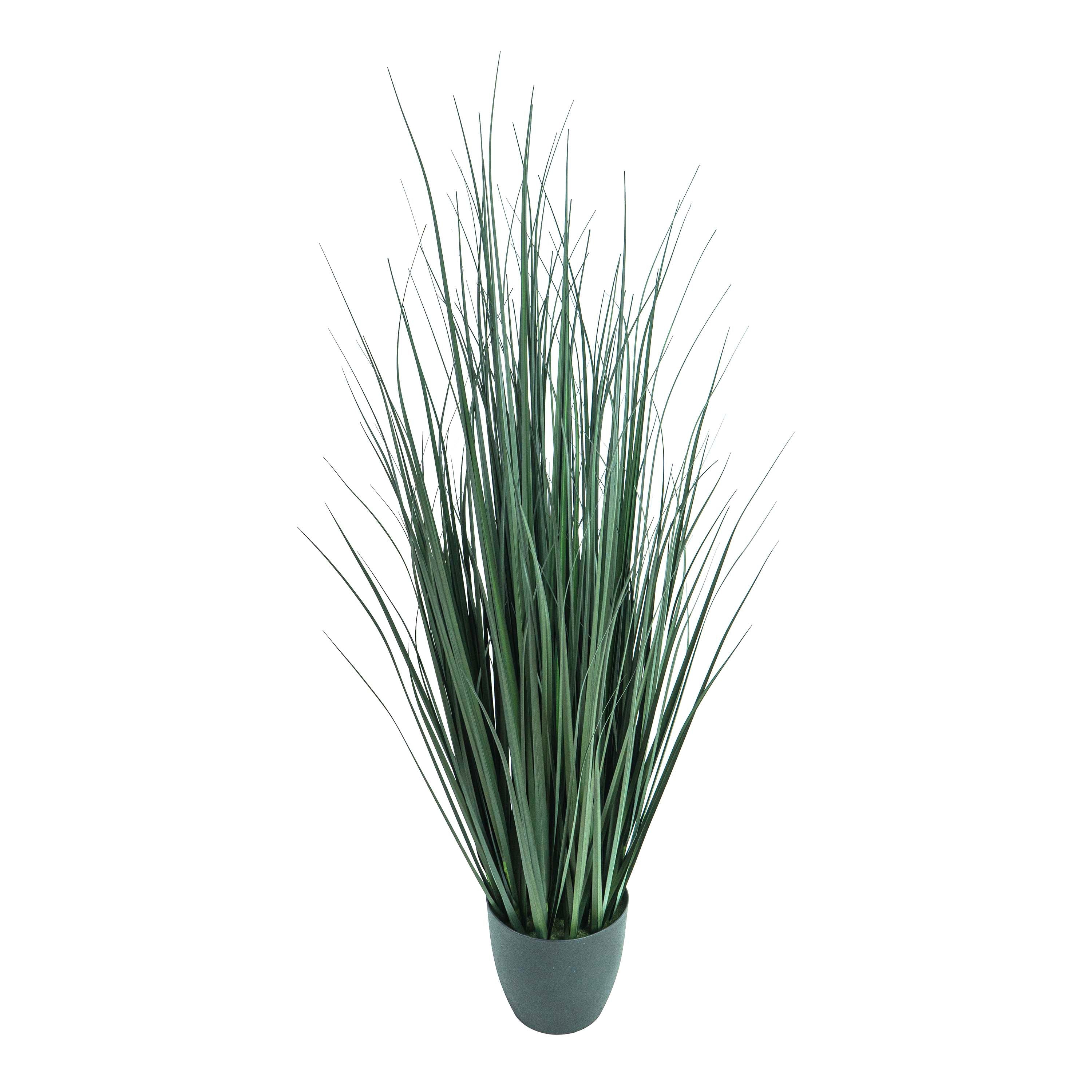 Faux Wild Grass With Pot - 5 Feet