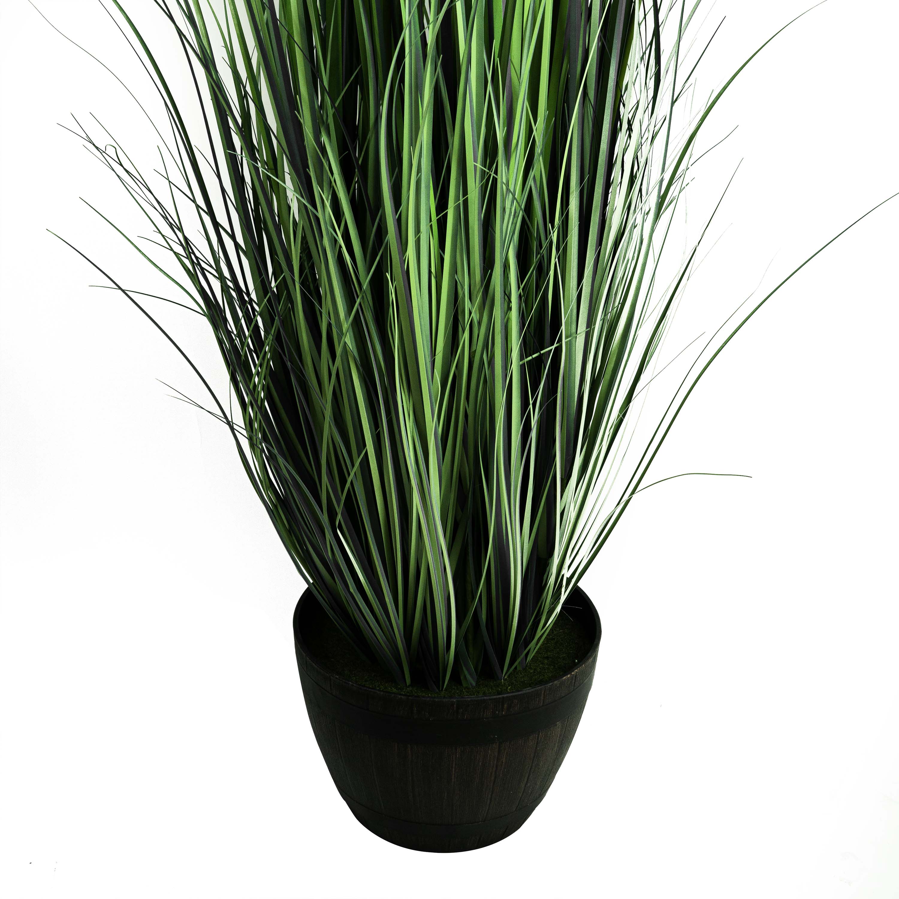 Faux Reed Grass With Pot - 8 Feet