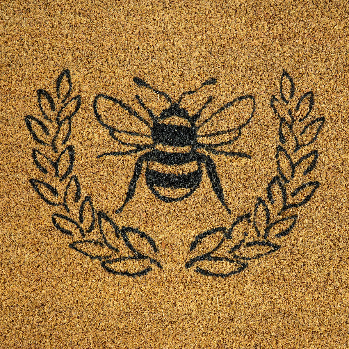 PVC Backed Coir Mat Lady Bug