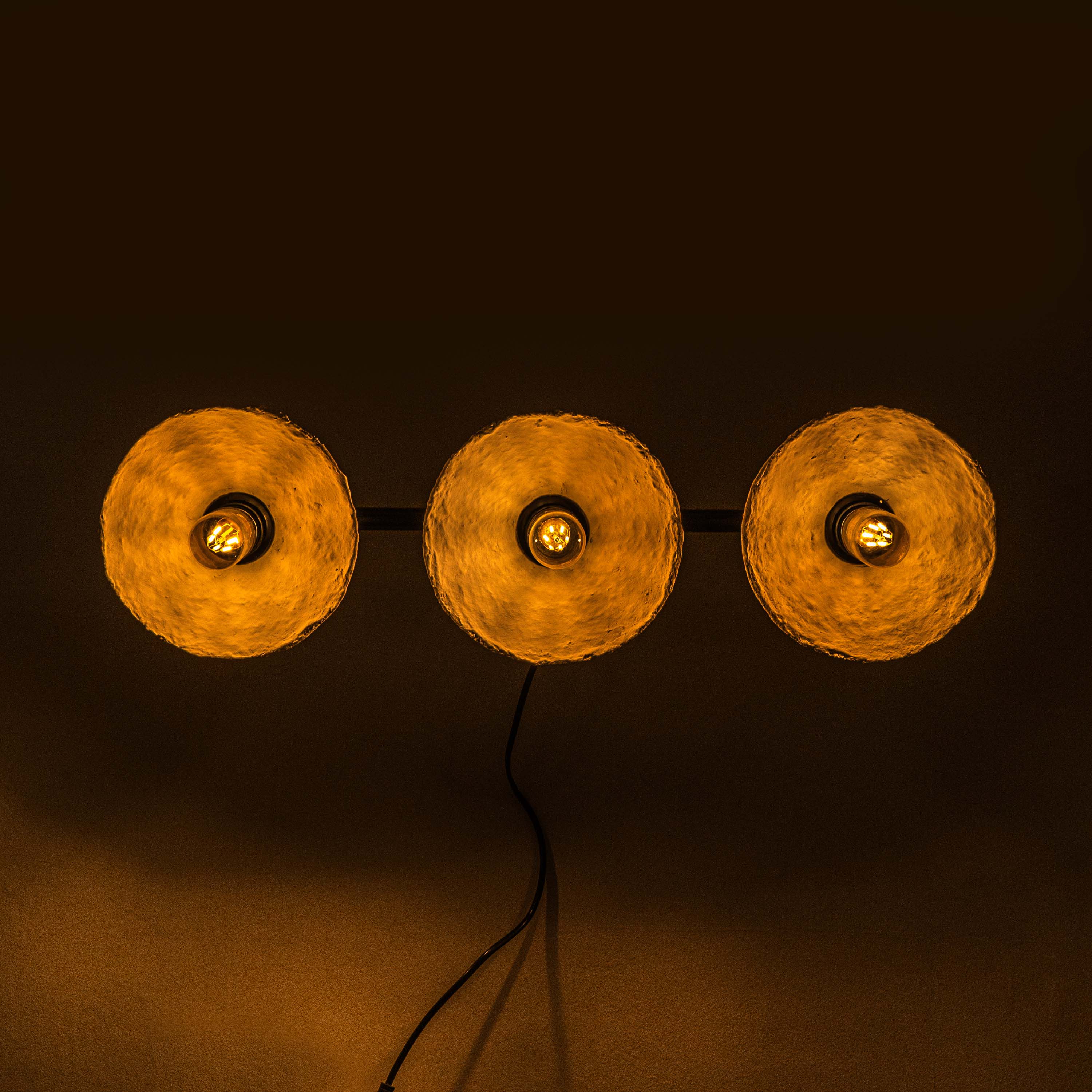 Cupola Paper Mache Wall Lamp - Large