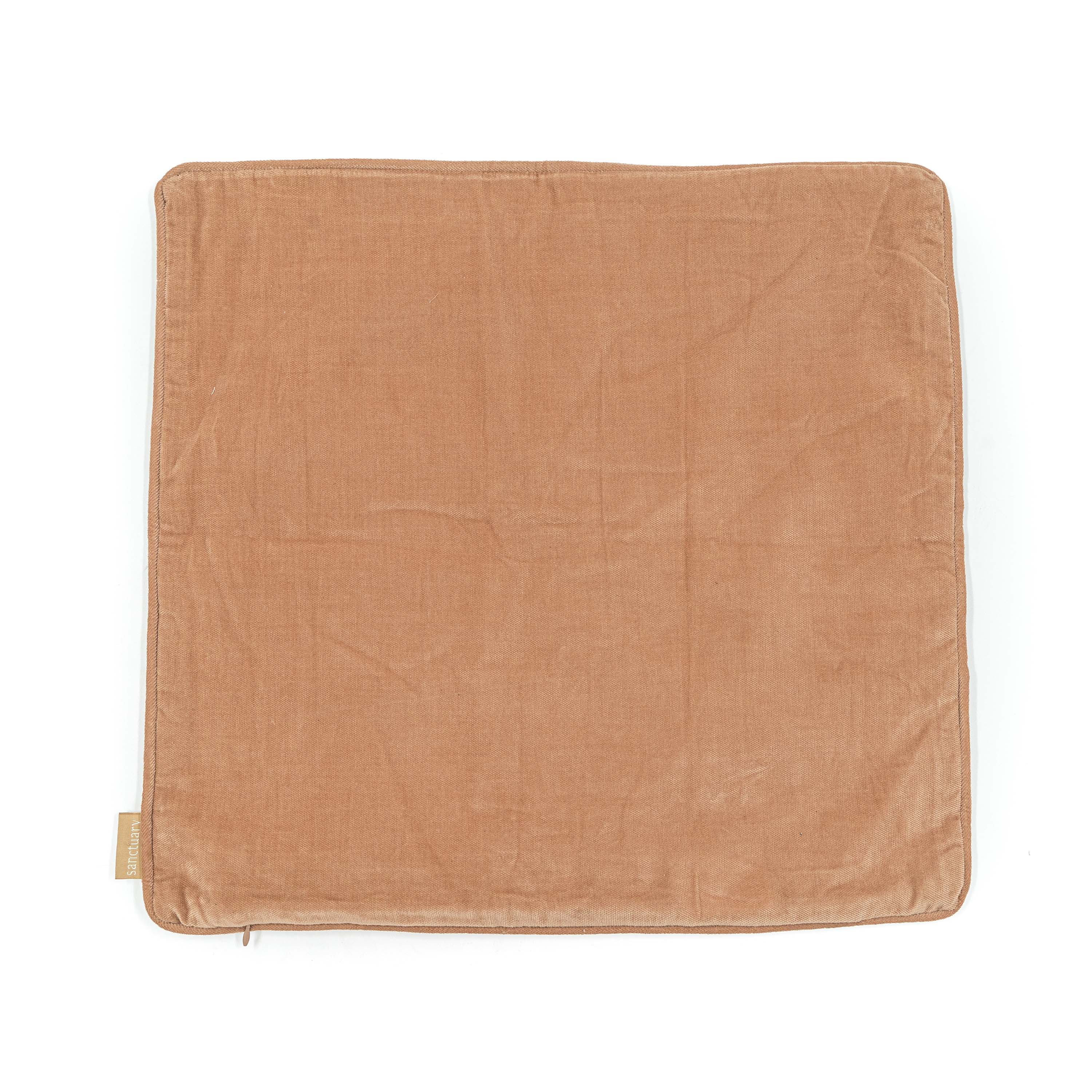 Flow Blush Velvet Cushion Cover