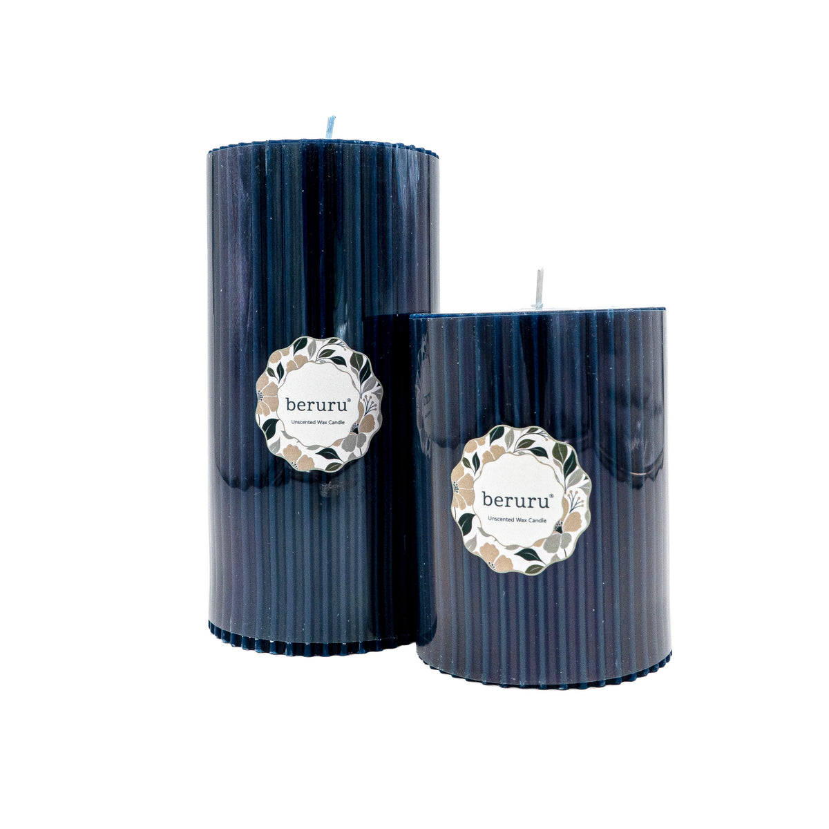 TEAL SERENITY PILLAR CANDLES