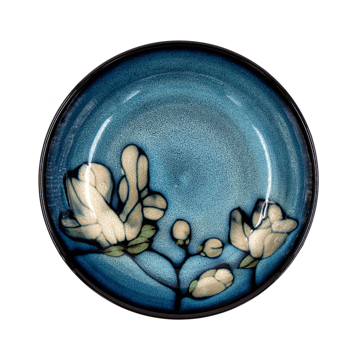 Floral Print Ceramic Plate