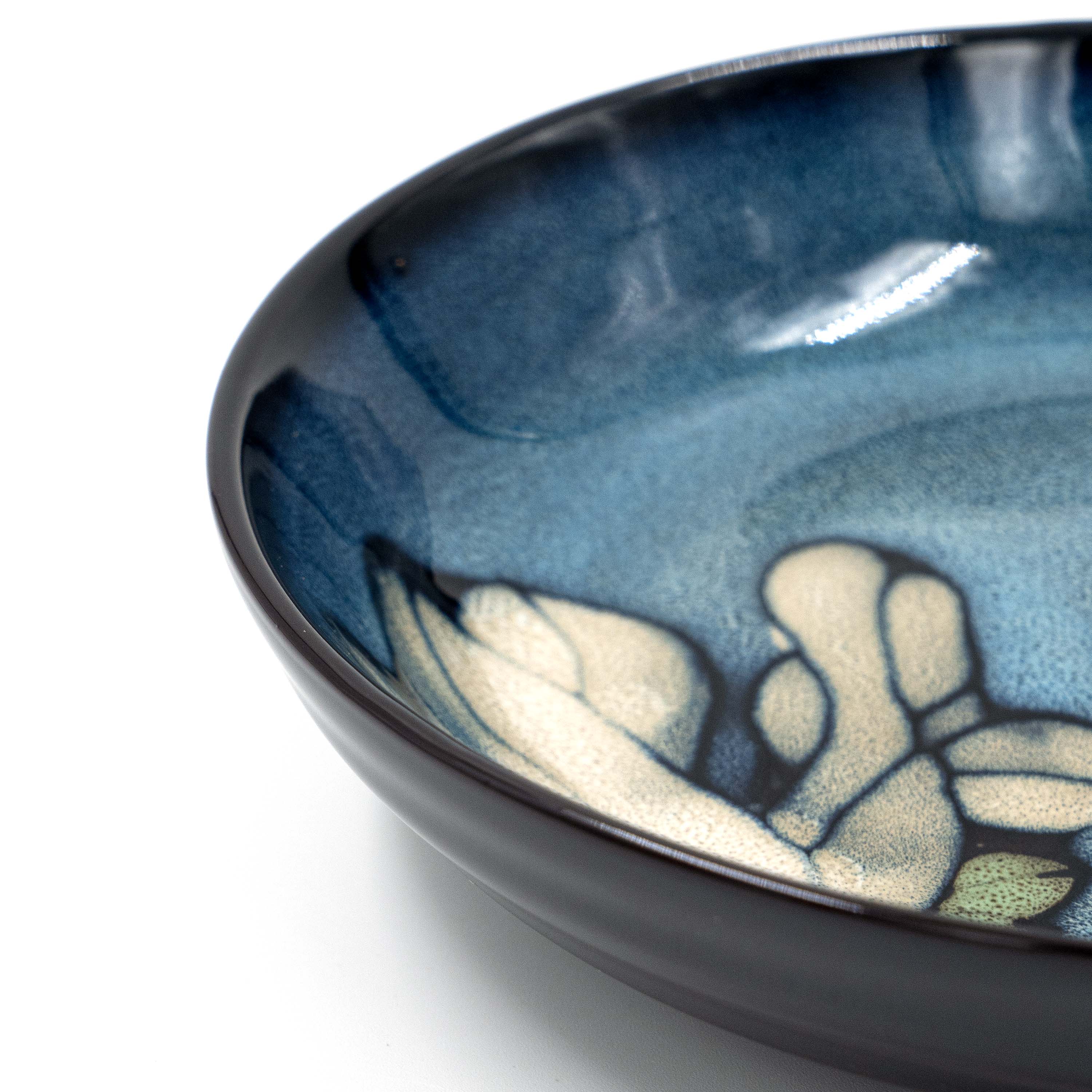 Floral Print Ceramic Plate