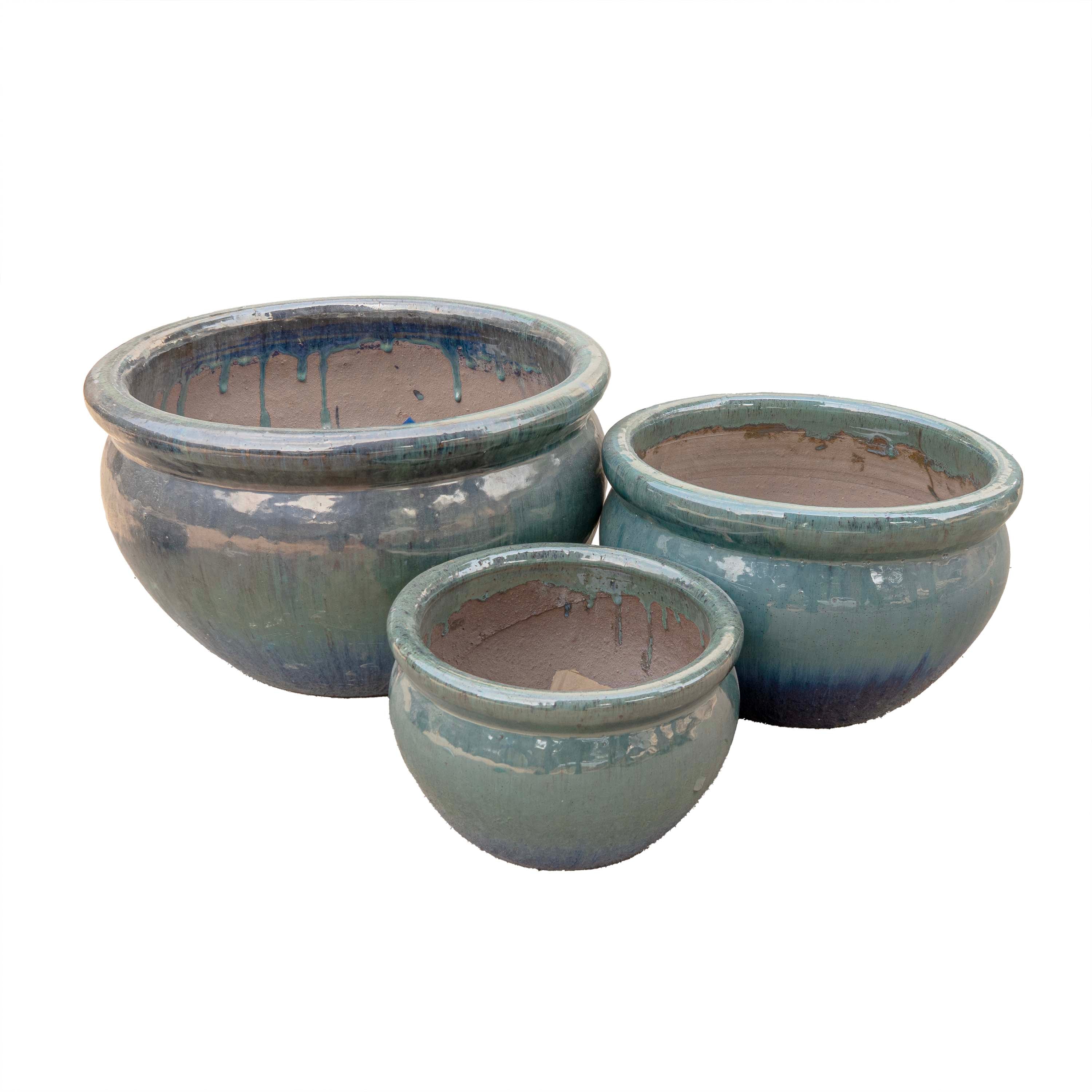 Vetle Pot - Green Blue