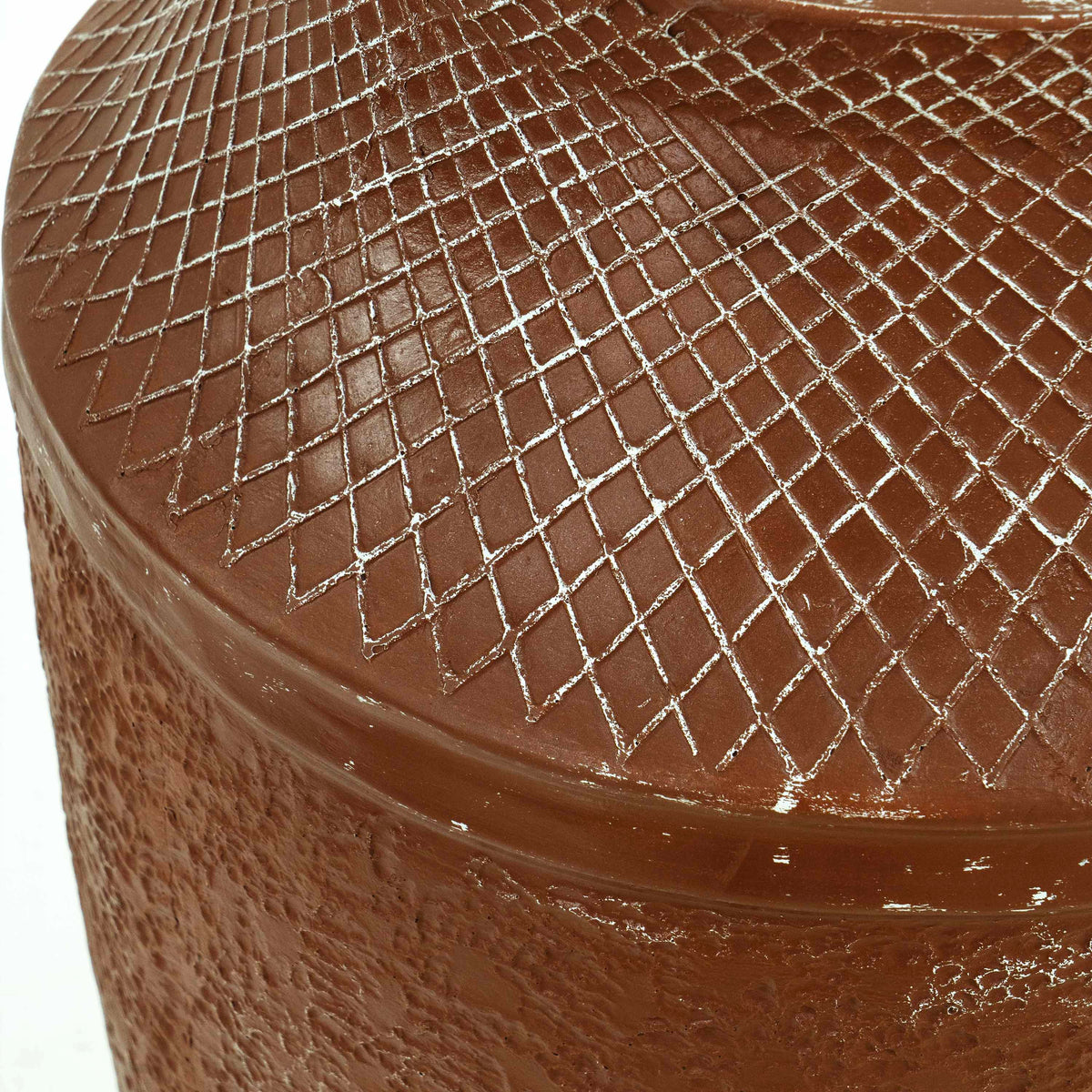 Brown Ancient Tall Pot