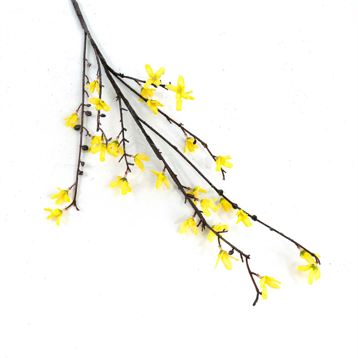 Faux Yellow Forsythia Stem