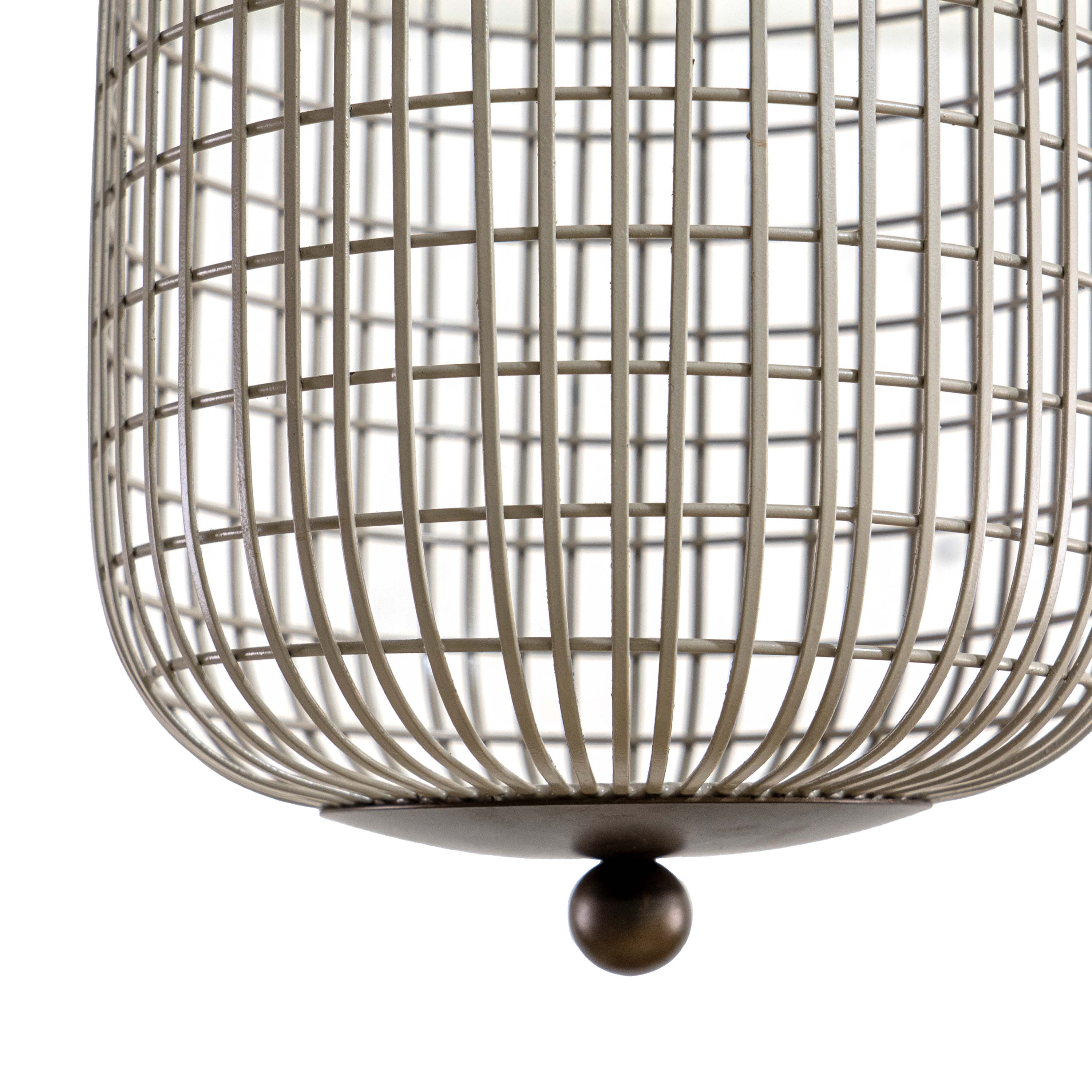 Cylindrical Mesh Pendant Light