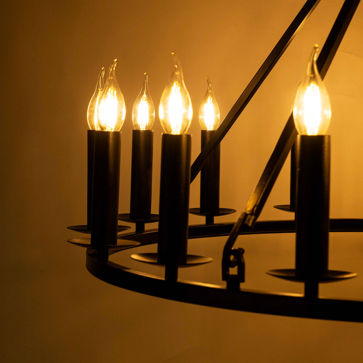 16 Light Round Chandelier