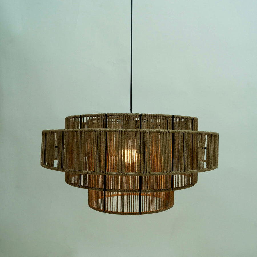 Matt Black Round Light