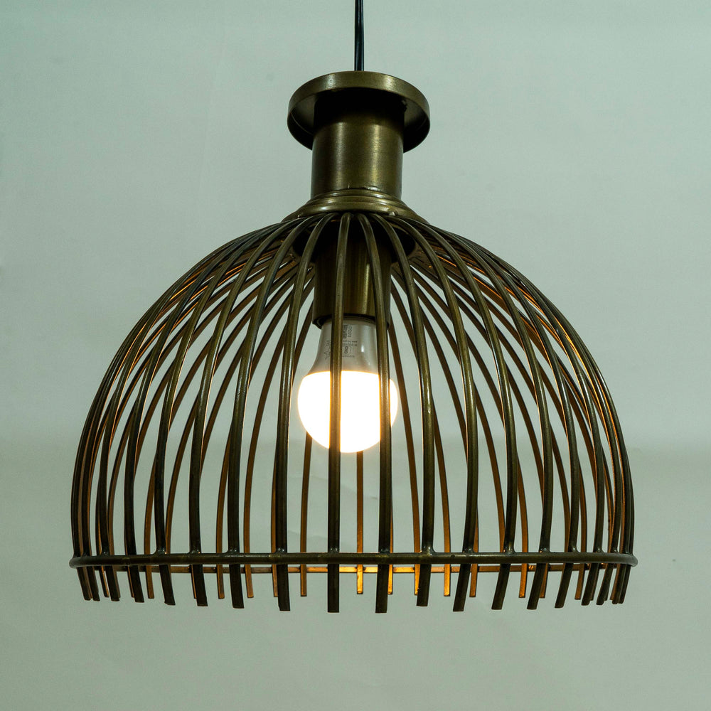 Round Metal Bulan Light