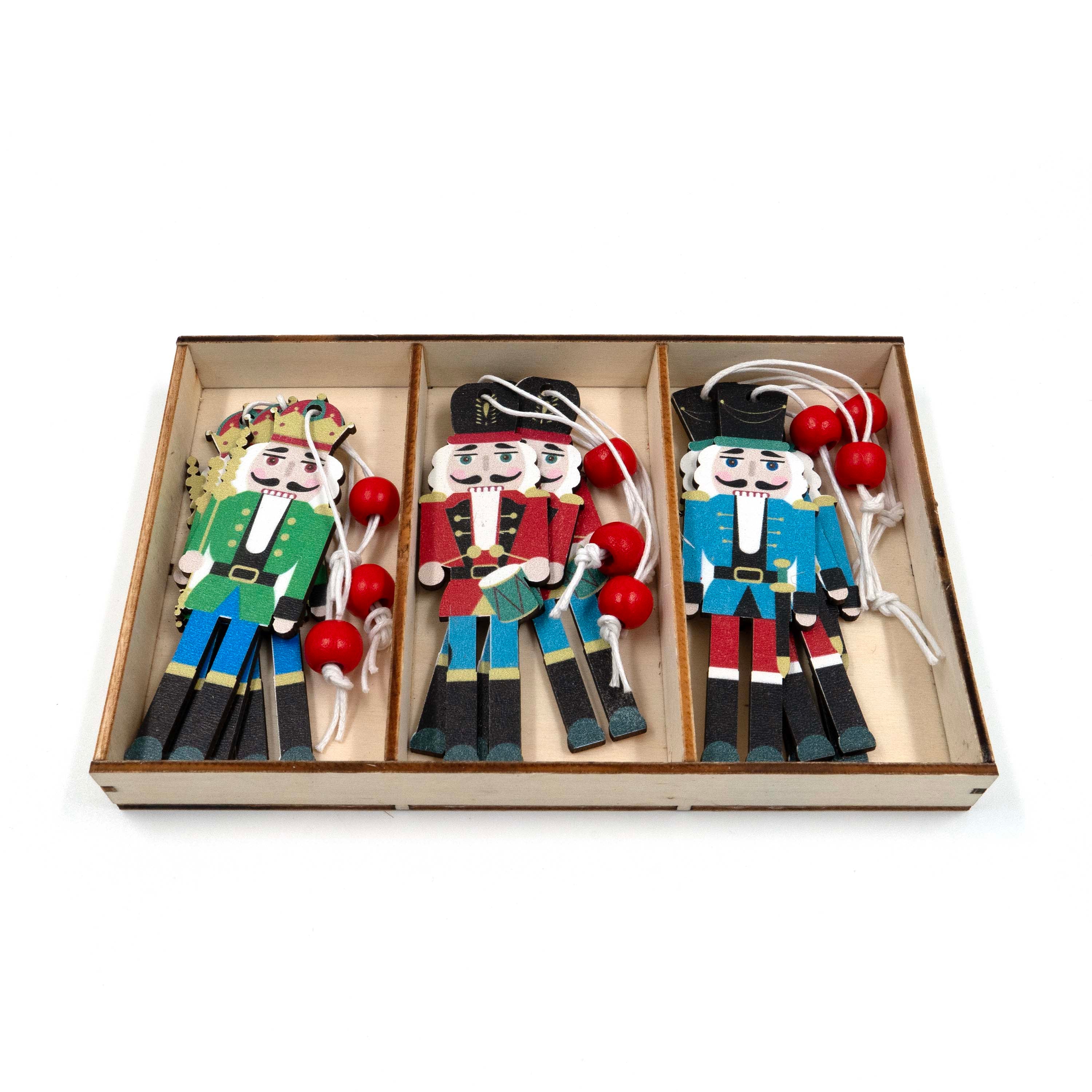 Christmas Colorful Soldier Ornaments (Set of 3)